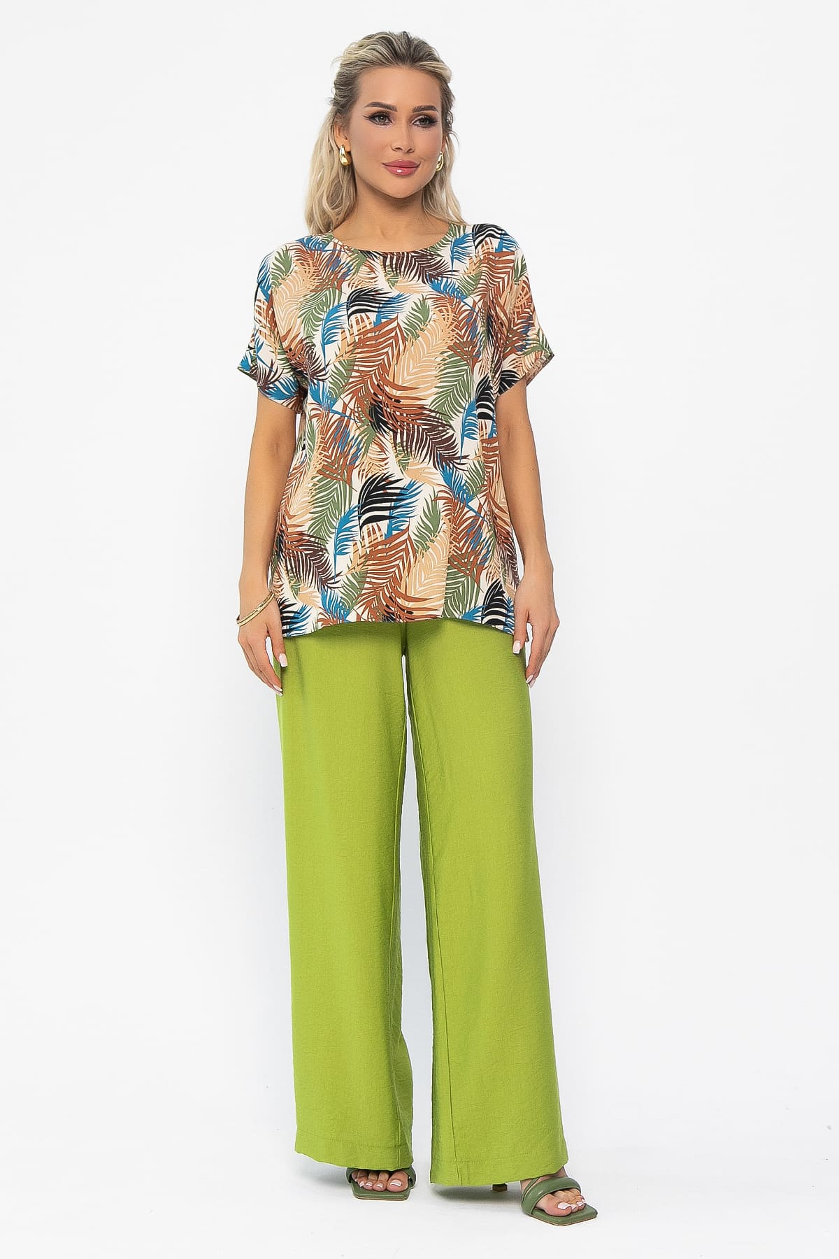 Костюм Летние радости (зеленый) К13592-30М