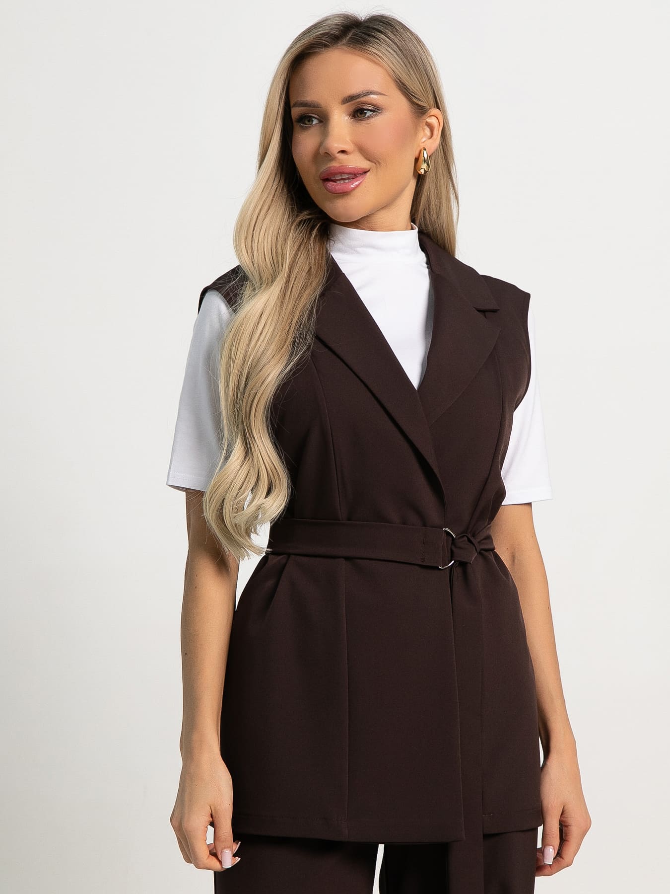 Костюм брючный Амстердам (шоколад) К15585-12М