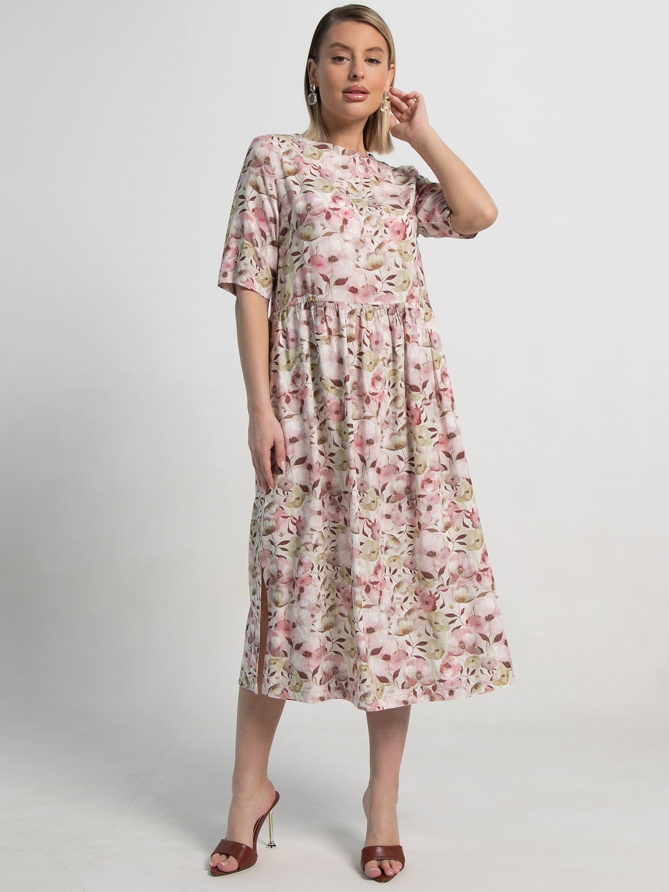 Платье Синтия (пыльная роза) П15516-25М