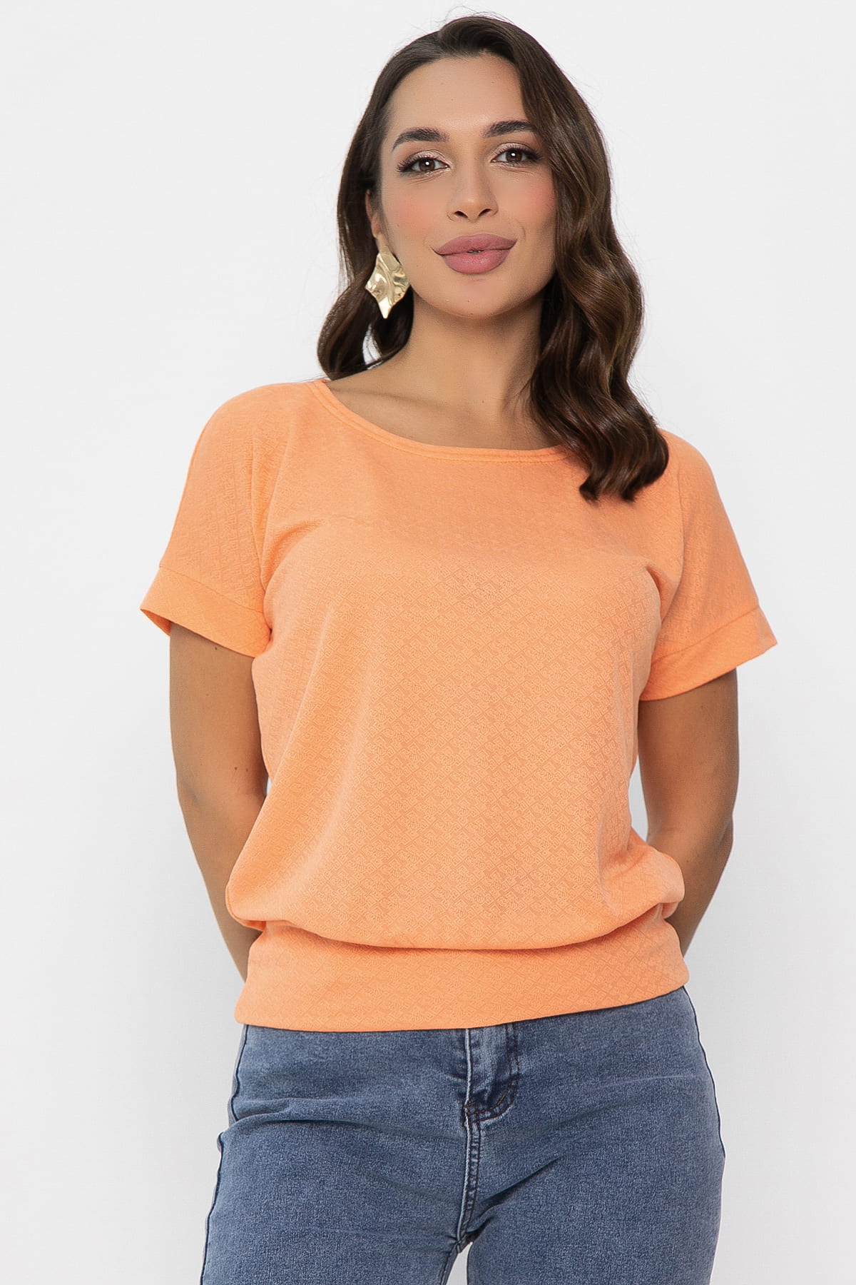 Блуза Нарния (оранжевая) Б14088-3М