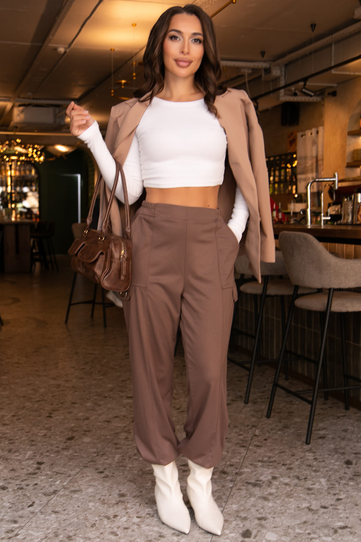 Брюки Браво (светло-коричневые) Б11932