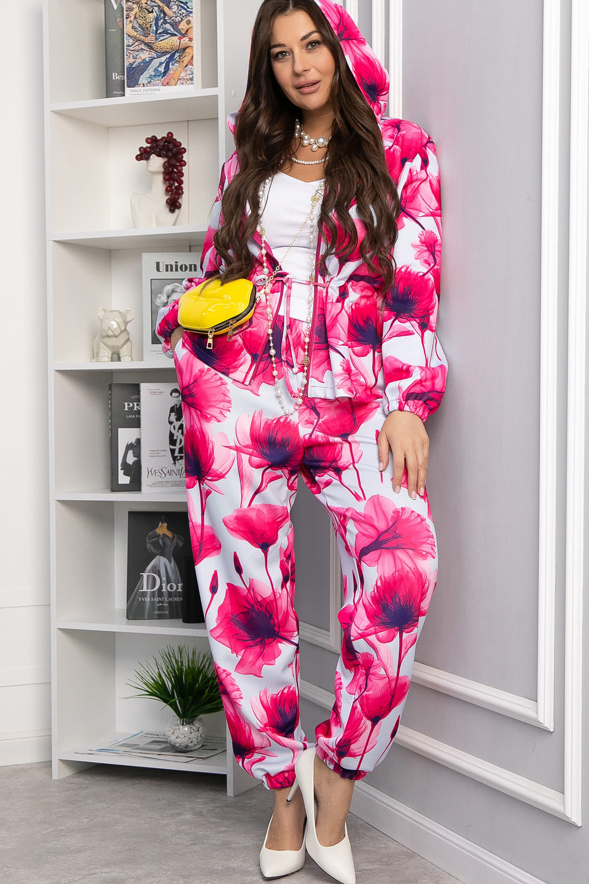 Костюм Бомба стиля (розово-голубой) К13141-6М