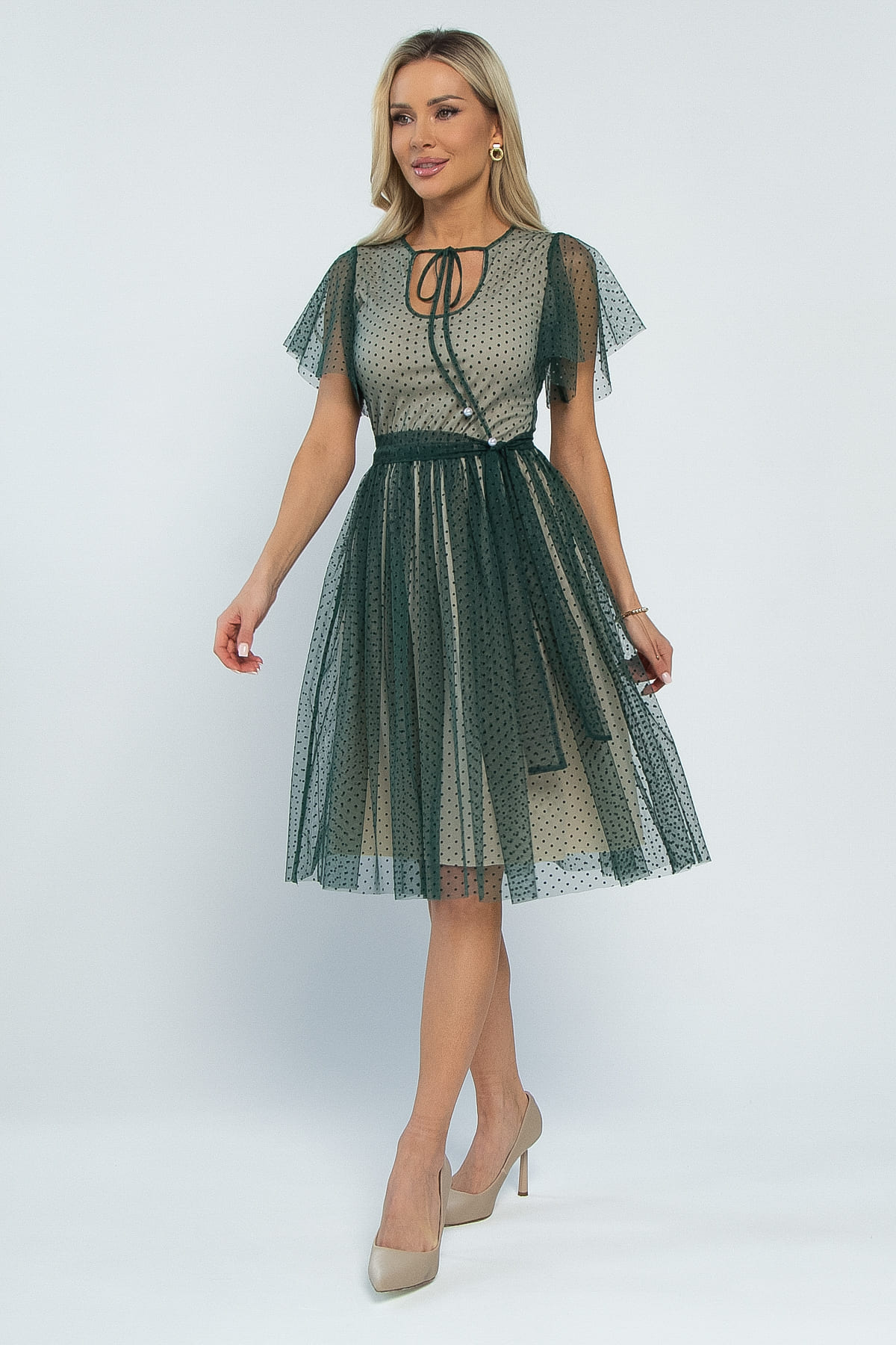 Платье У твоих ног (зеленое) П13340-39М