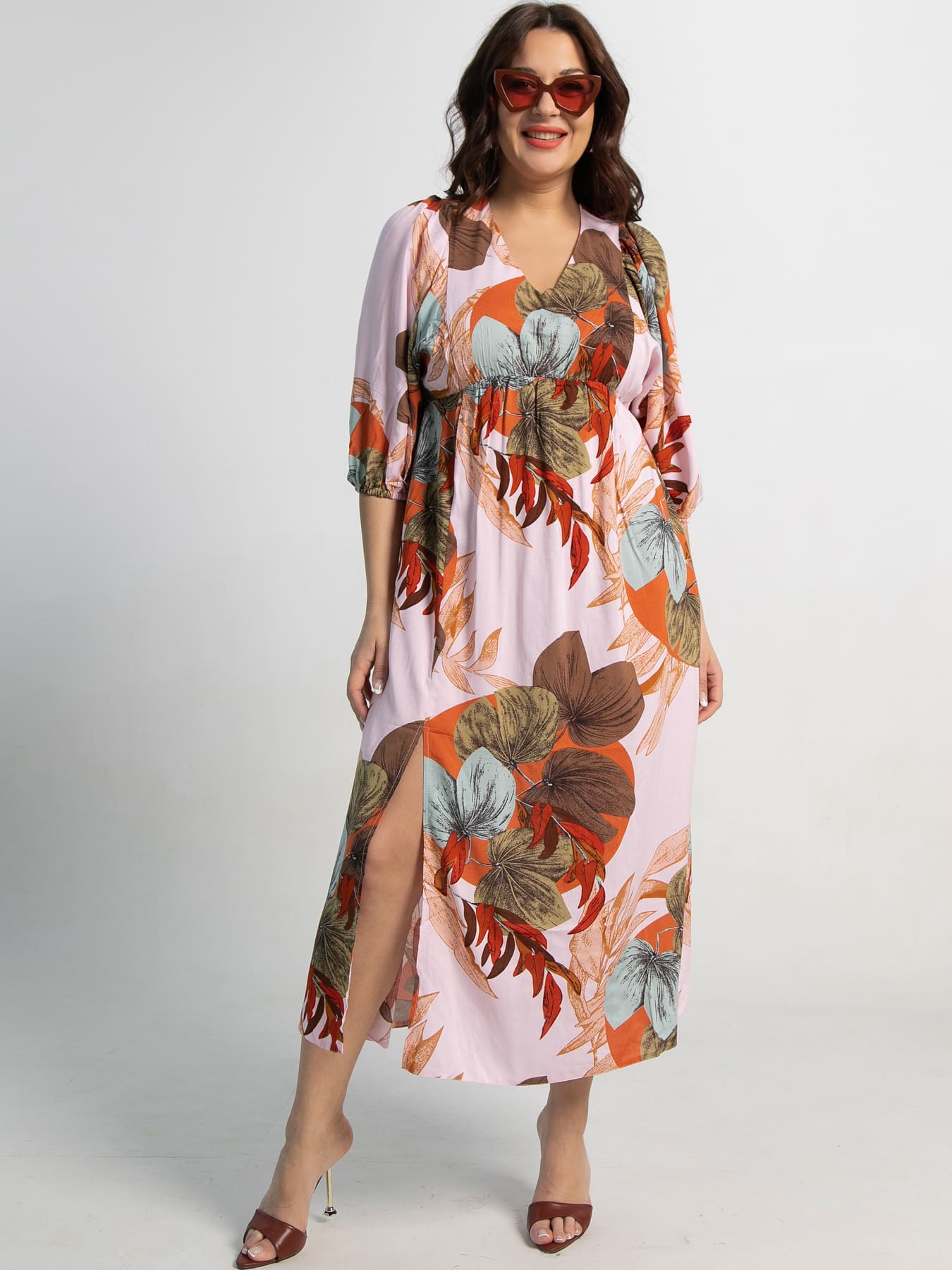 Платье Неповторимая (бежевое) П15502-34М