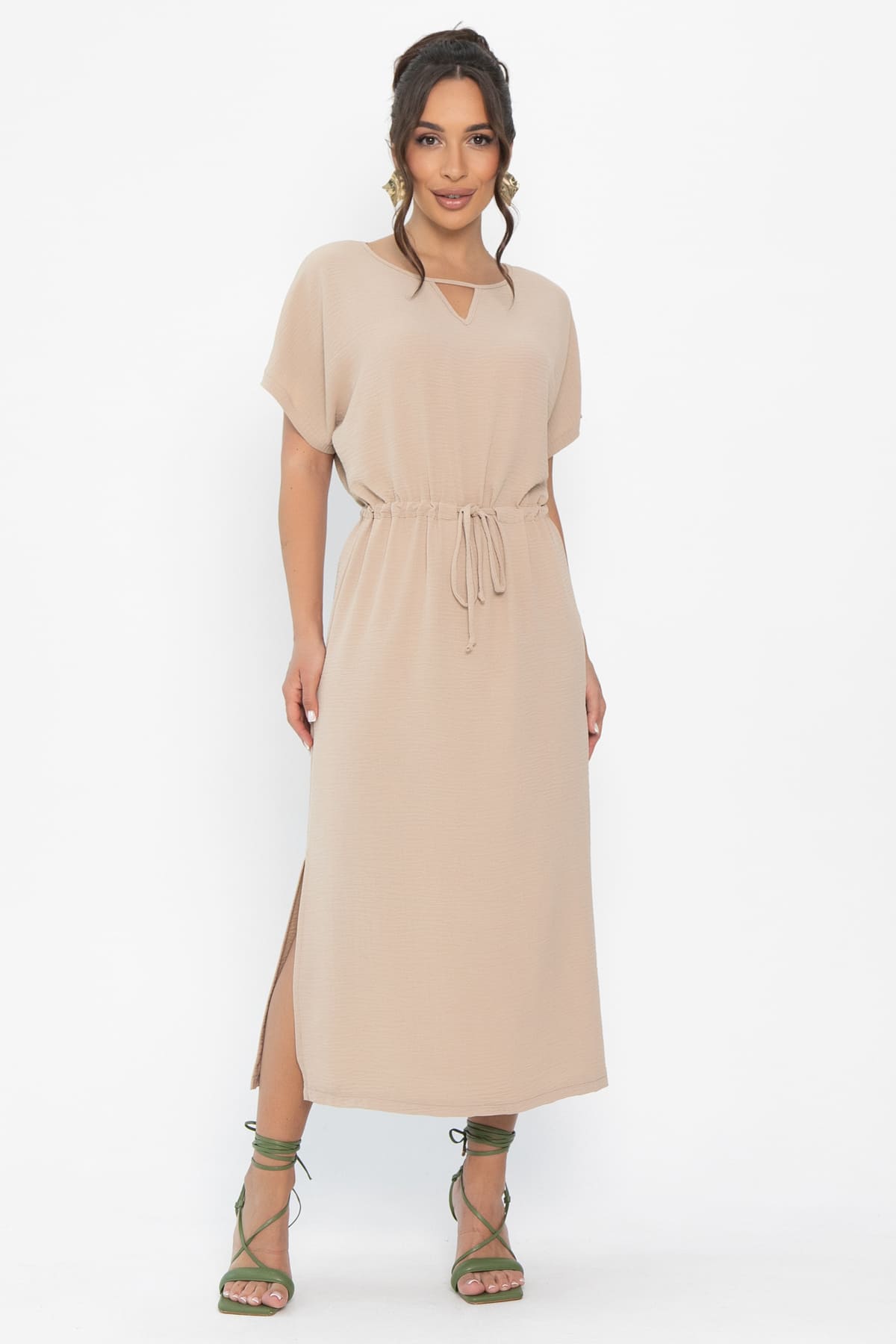 Платье Вистерия (бежевое) П15345-5М