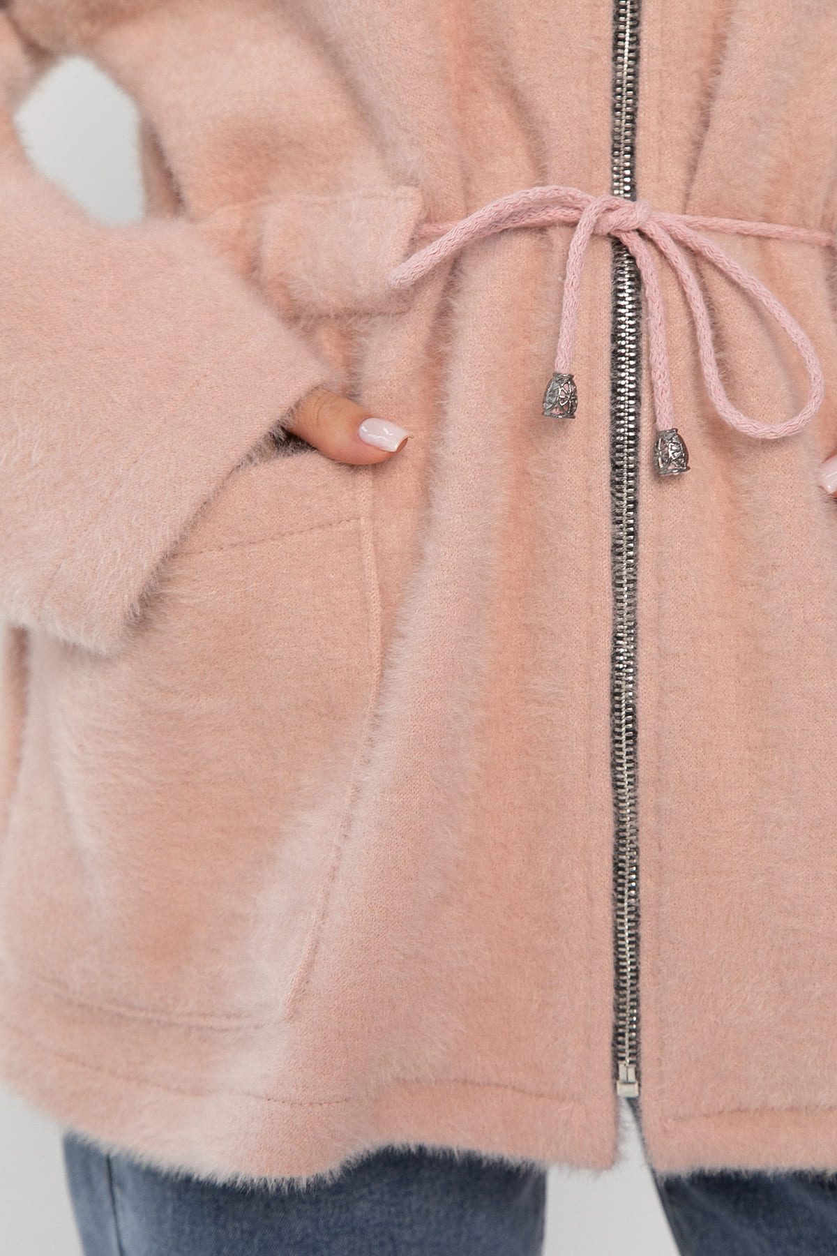 Пальто Альпака (пудра) Б14137-7М