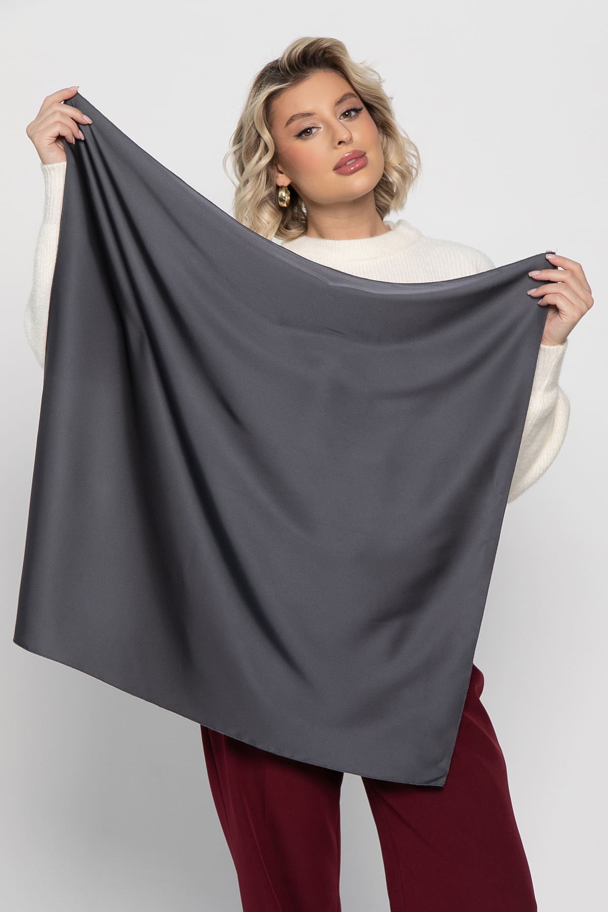 Косынка с завязками (графит) КЗВ8-53М