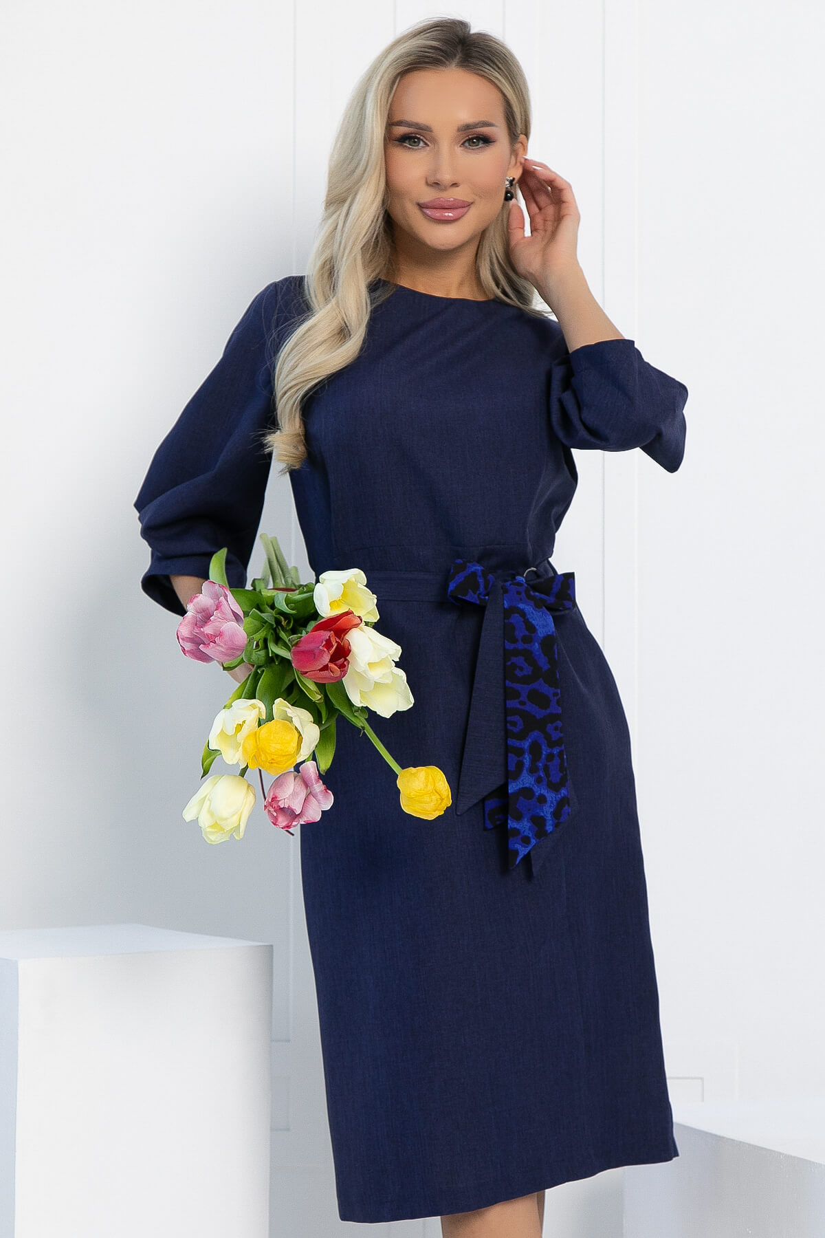 Платье Флавия (чернильное) П12887-36М