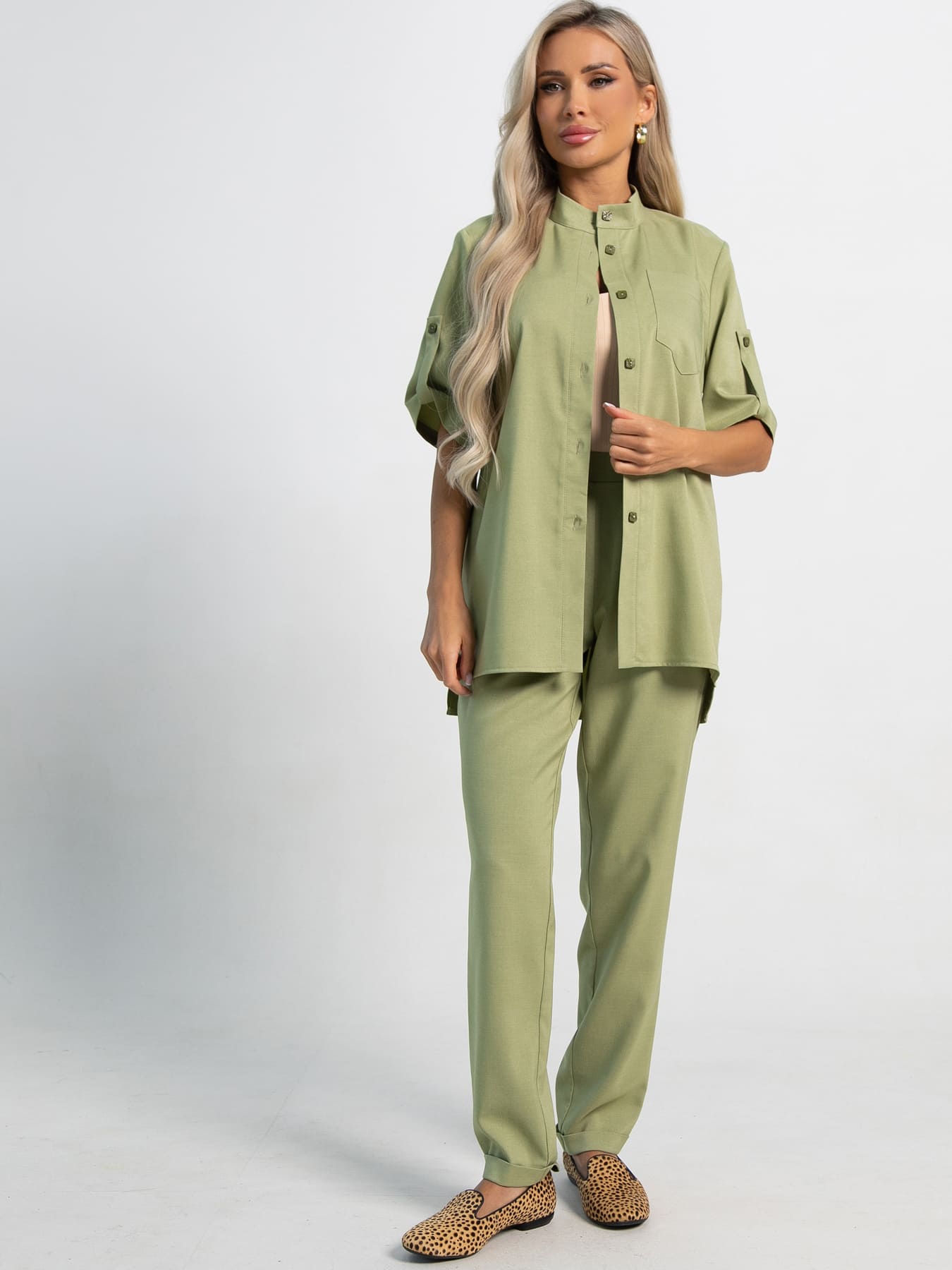 Костюм Твой каприз (оливка) К15448-3М