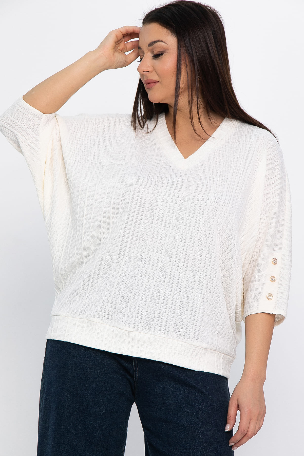Блуза Вэнсдей (молочная) Б14819-4М