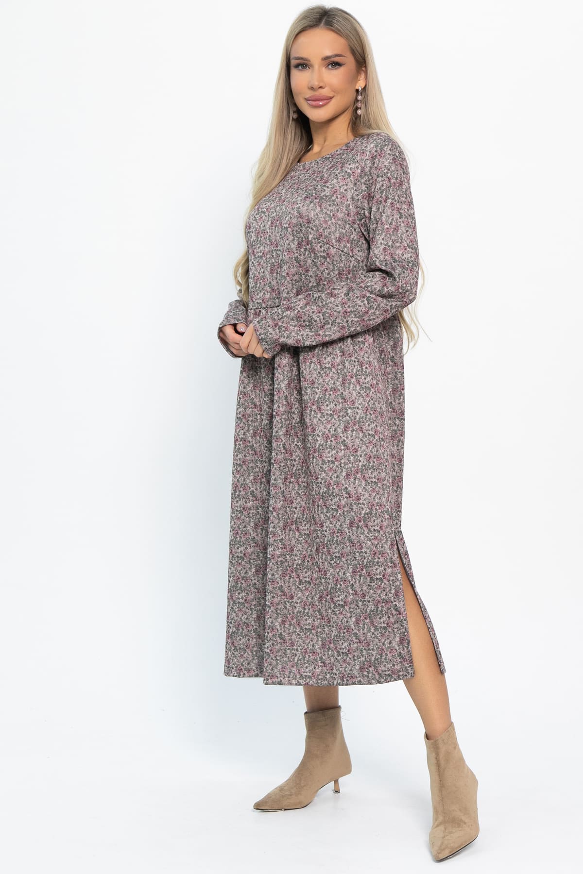 Платье Андреа (коричневое) П14852-25М