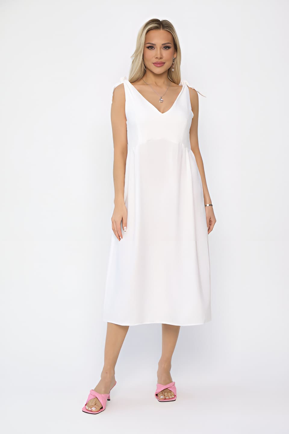 Платье Марья (молочное) П13683-23М