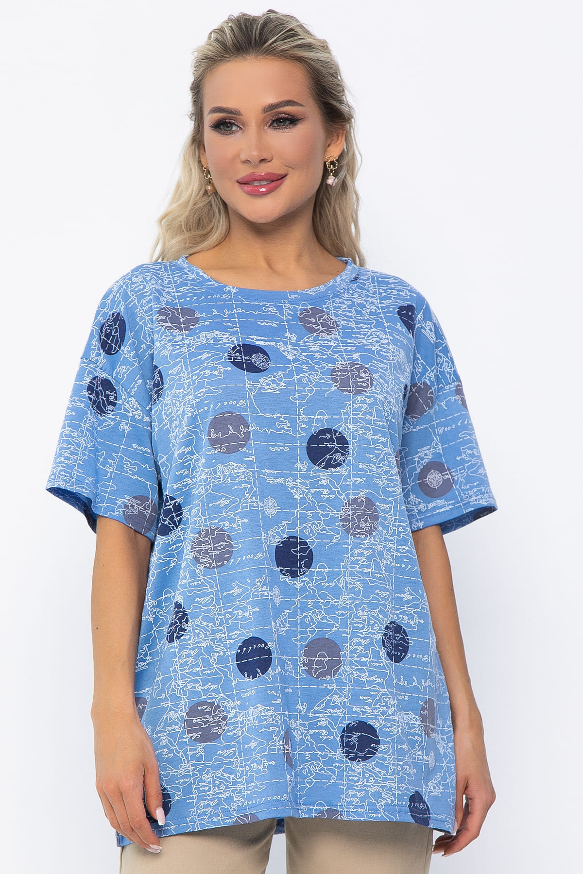 Блуза Тори (джинс) Б13518-20М