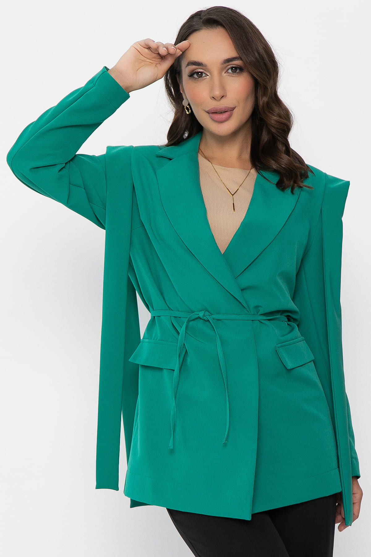 Жакет Лоретта (зеленый) Б14065-25М