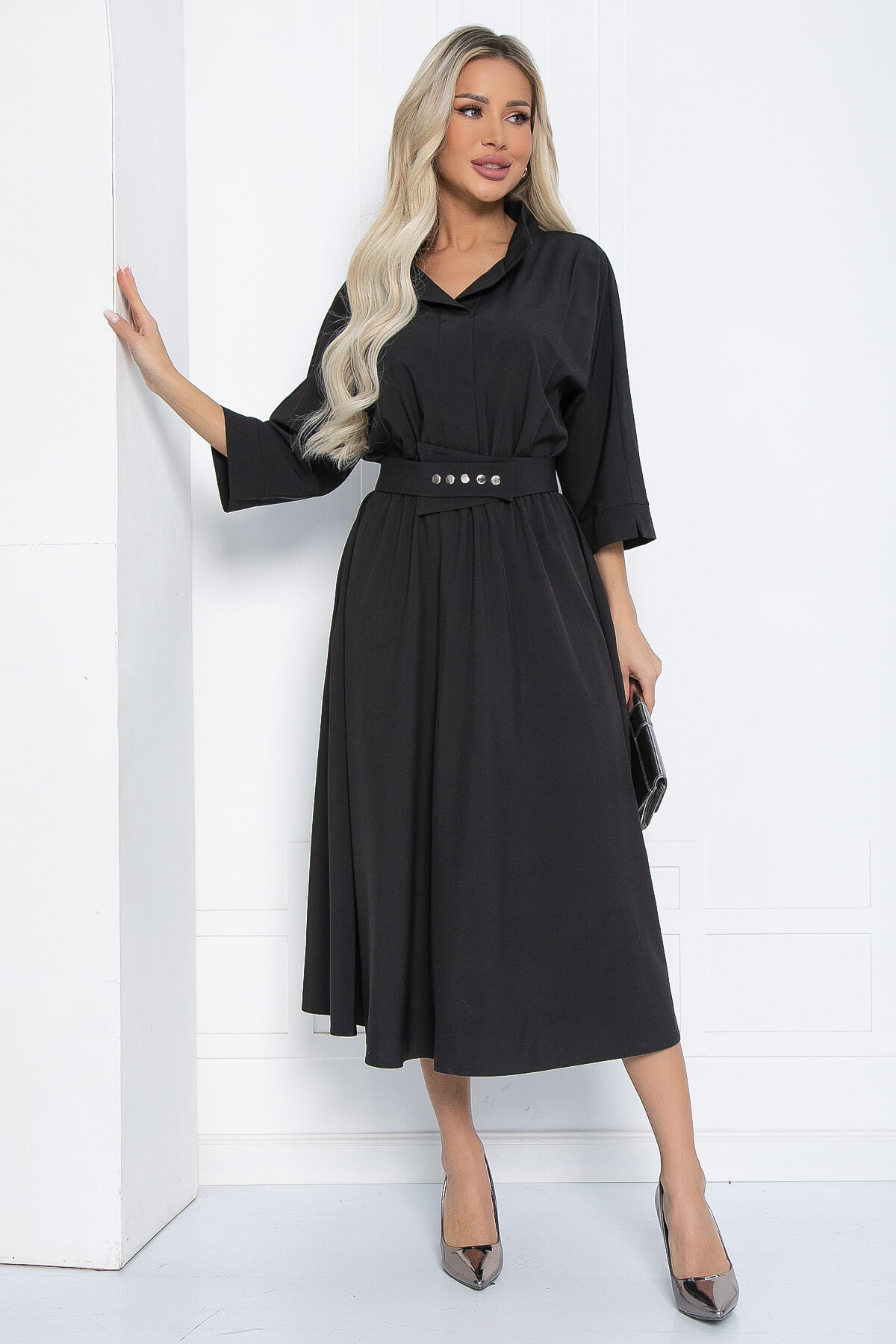 Платье Доминанта (черное) П12298-16