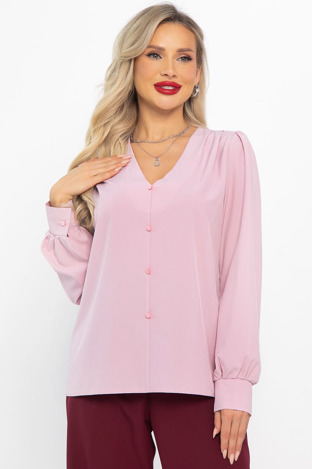 Блуза Марго (розовая) Б14634-43М