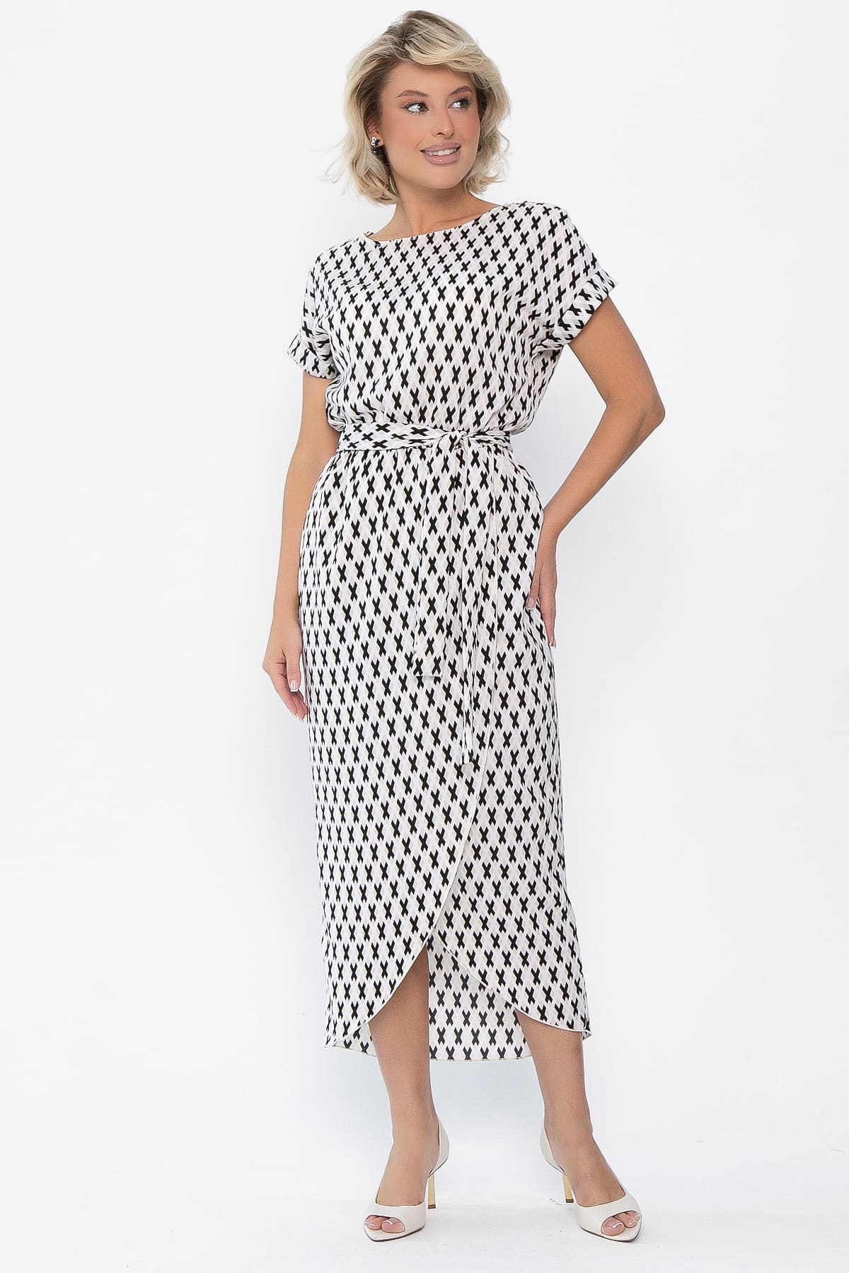 Платье Небесная симфония (молочное) П14046-12М