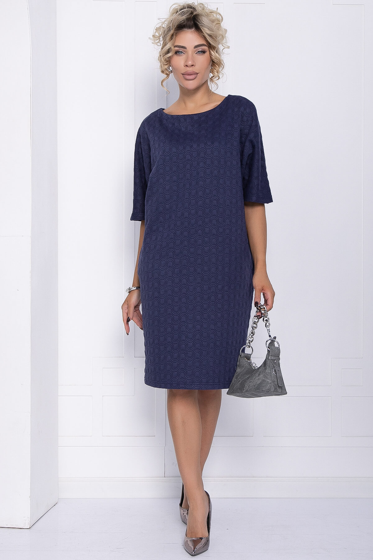 Платье Кайла (джинс) П12128