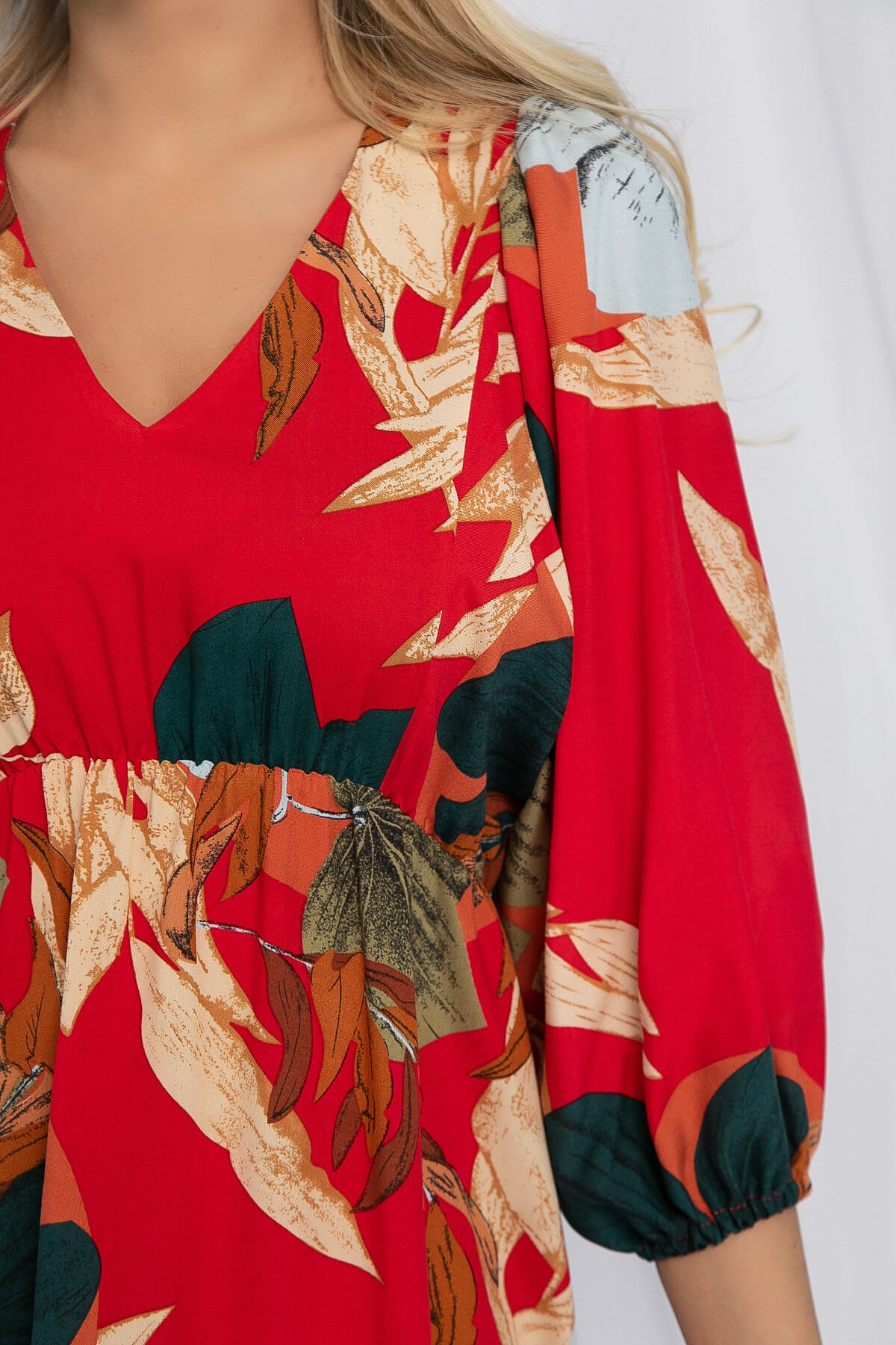 Платье Неповторимая (красное) П13137-34М