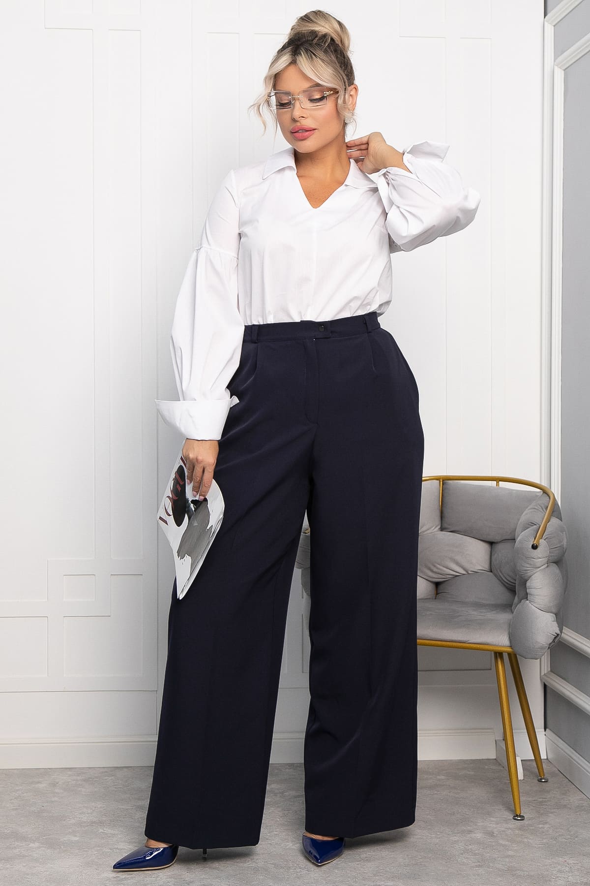 Брюки Скарлет (синие) Б13971-13М