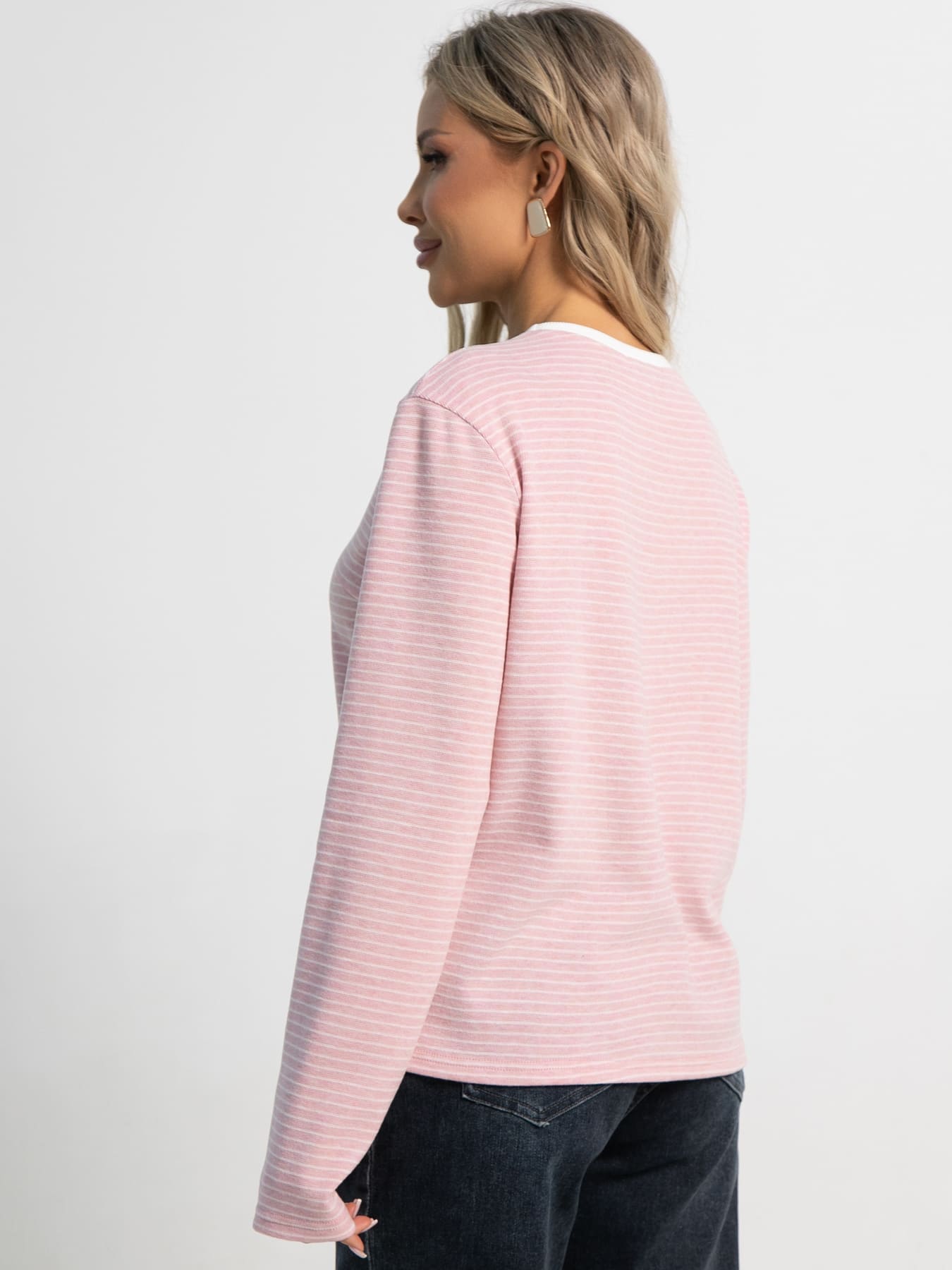 Лонгслив Твоя нежность (розовый) Б15603-7М