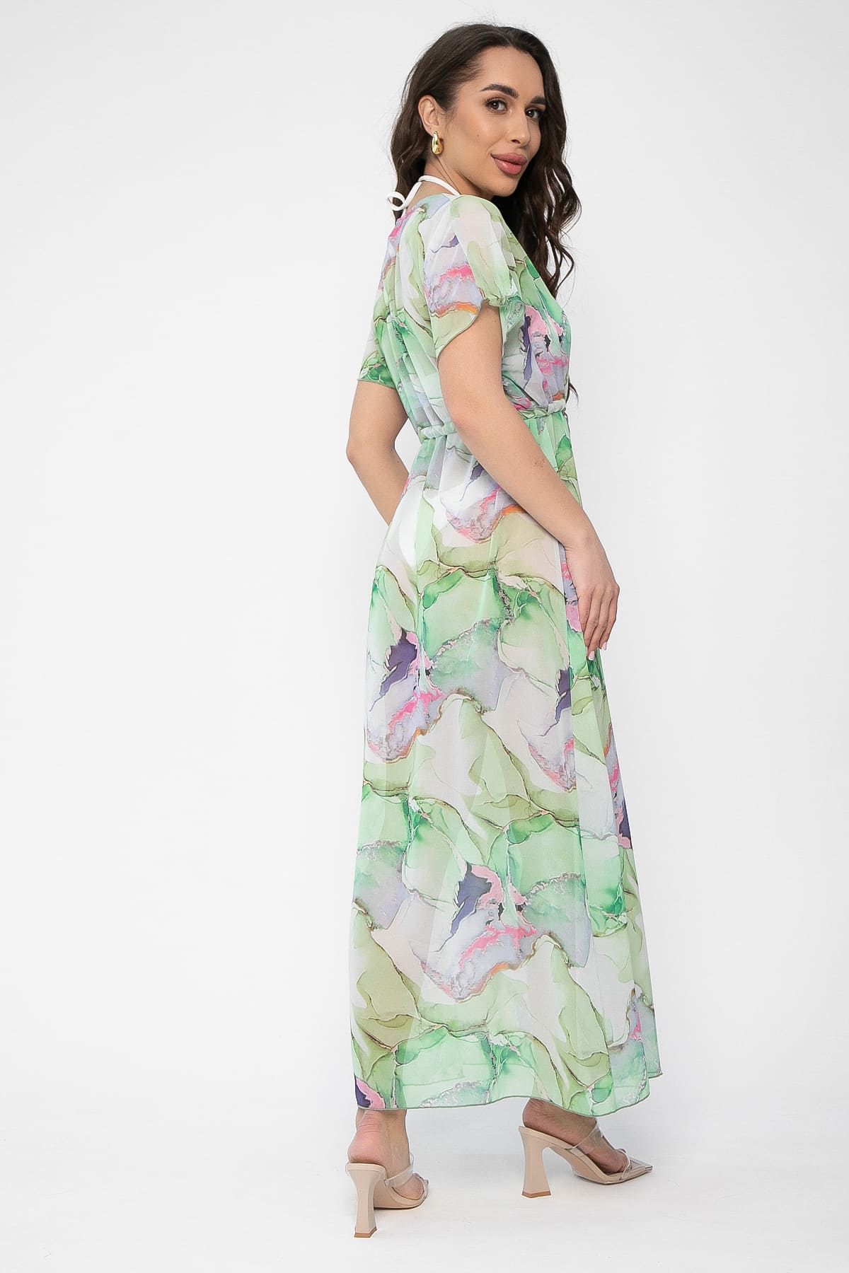 Парео (платье) Изольда (зеленое) П13601-9М