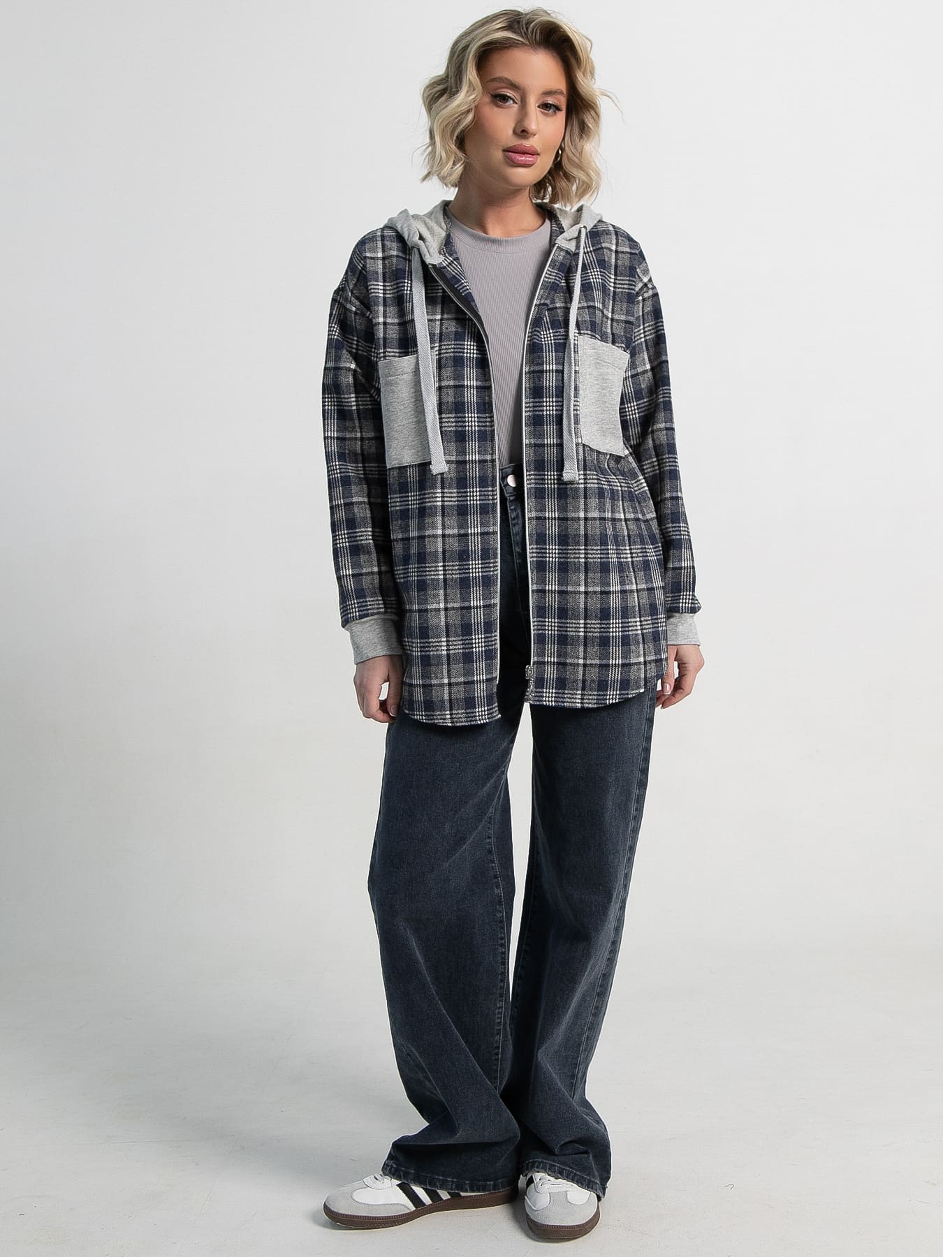 Рубашка Больше чем стиль НЬЮ (синяя) Б15126-50М