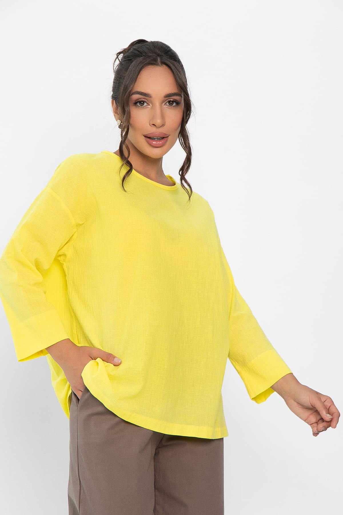 Лонгслив Пляж (желтый) Б13988-25М