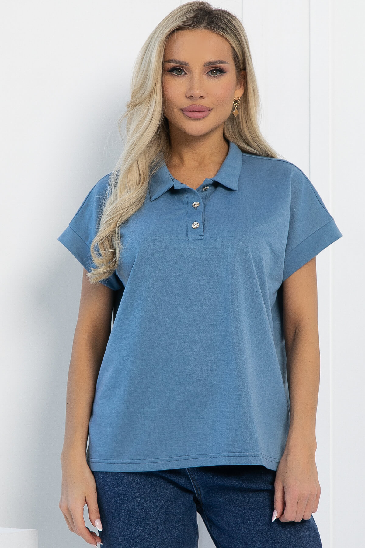 Поло Юлиана (синее) Б13071-10М