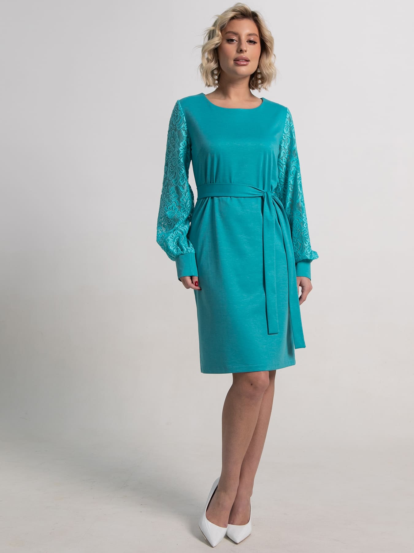 Платье Шарли (мятное) П15250-18М