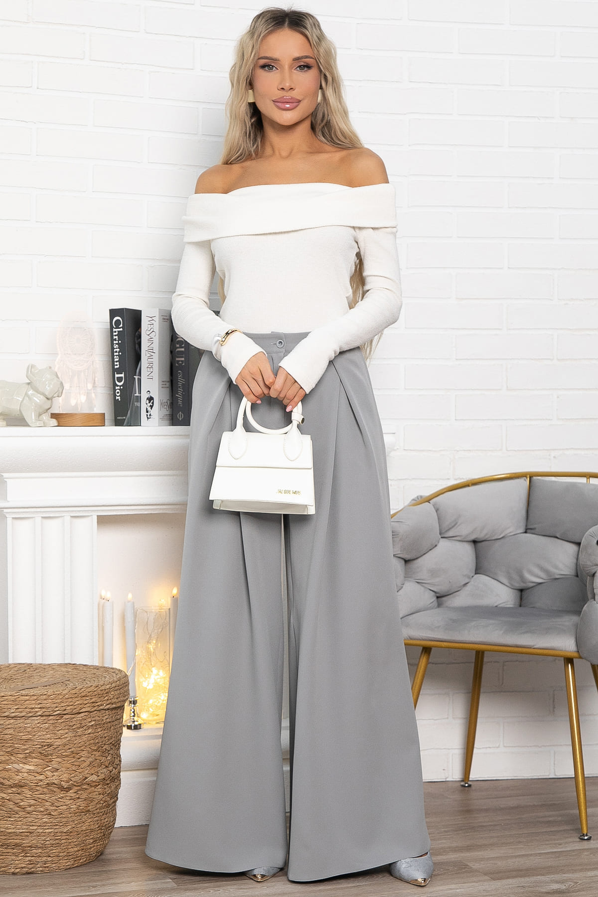 Брюки Безусловный приоритет (серые) Б15038-5М