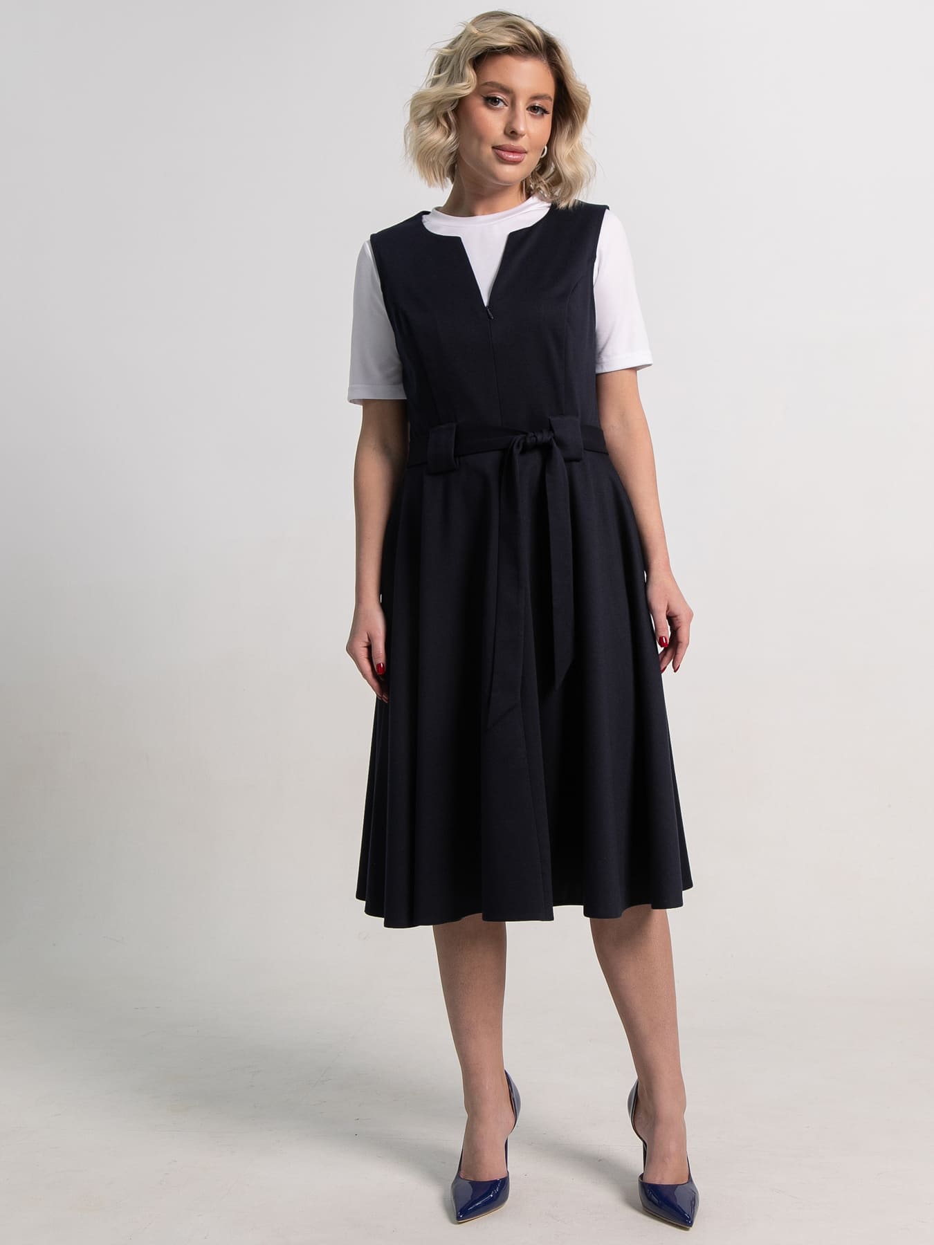 Платье Эрика (темно-синее) П15204-53М