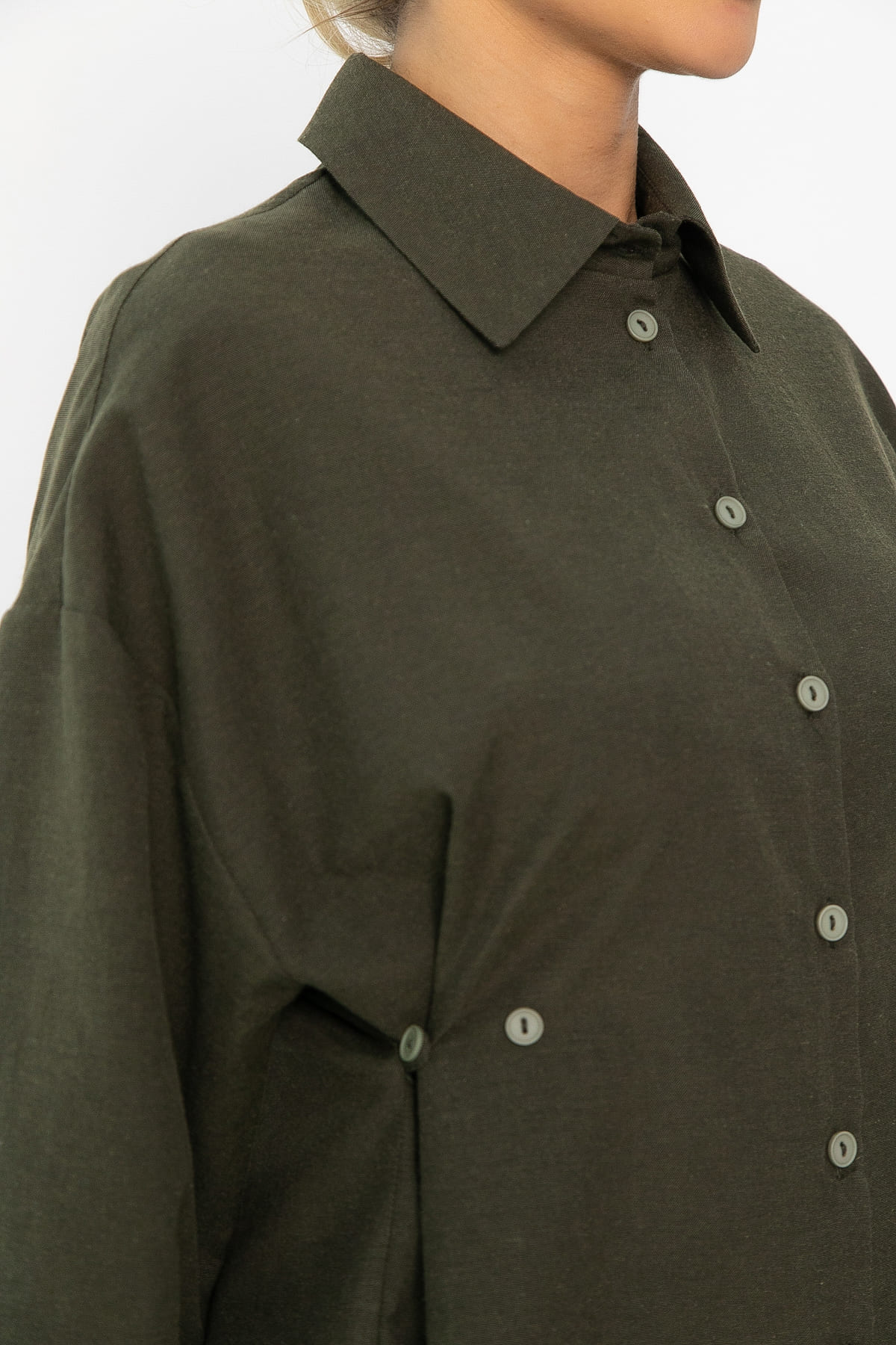 Рубашка Свободное падение (хаки) Б14192-5М