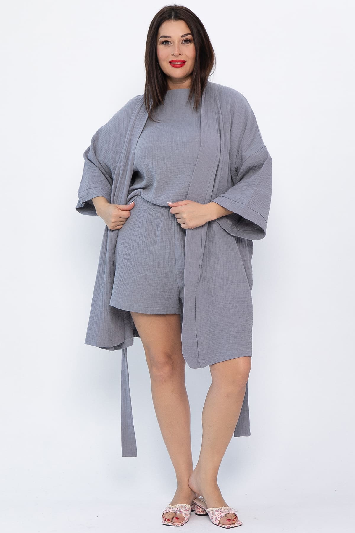 Комплект для дома Муслин (серый) К14579-52М