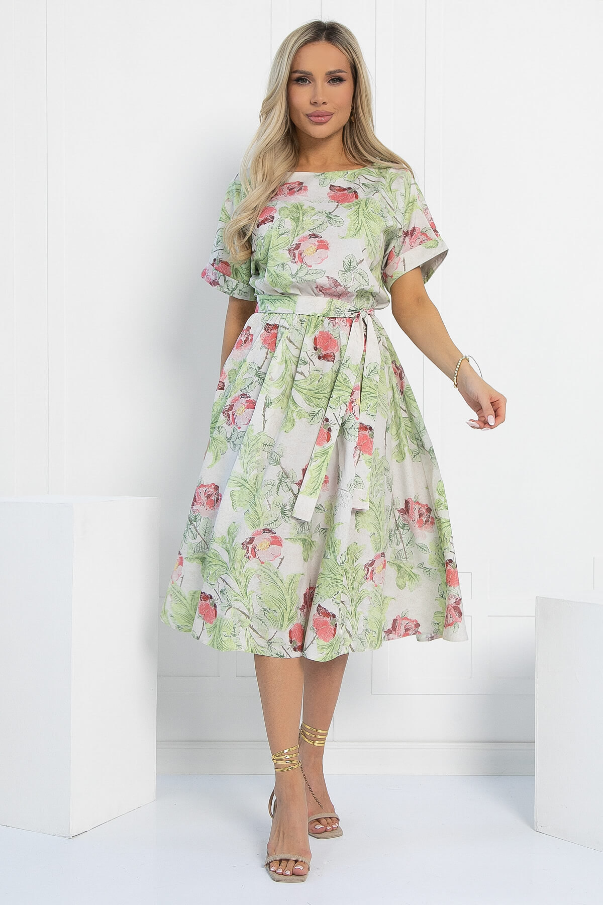 Платье Селестина (бежевое) П13064-30М