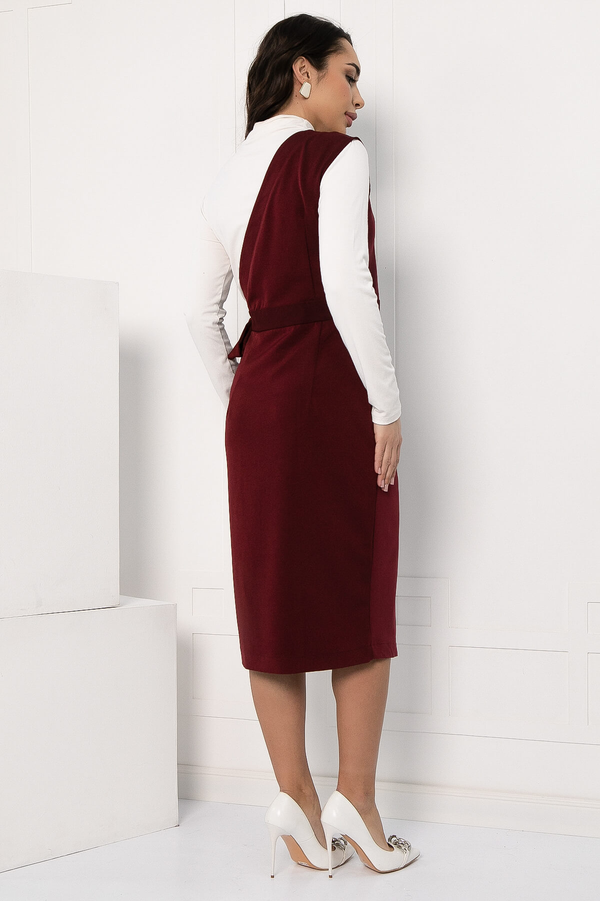 Сарафан Маренго (винный) П12723-13