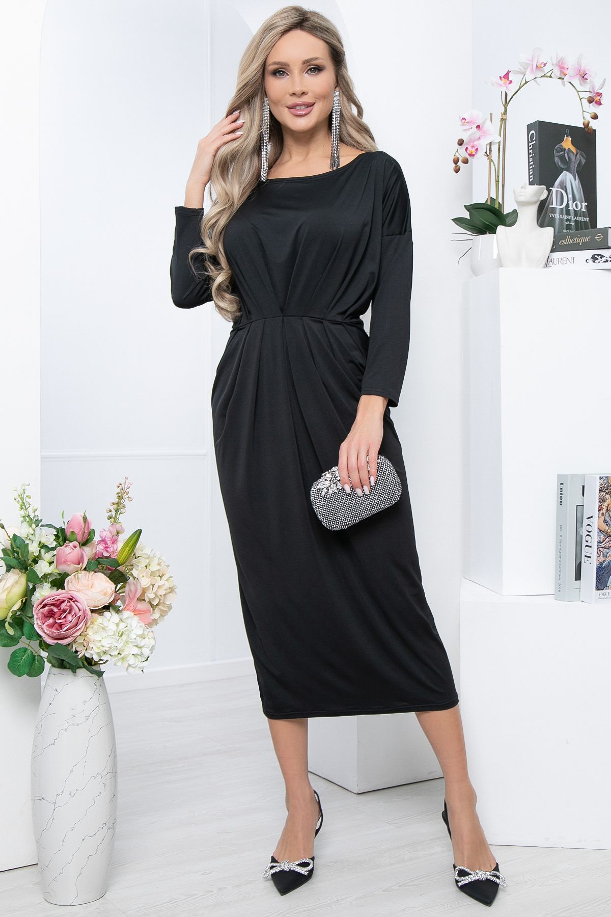 Платье "Персефона" (блэк) П5162