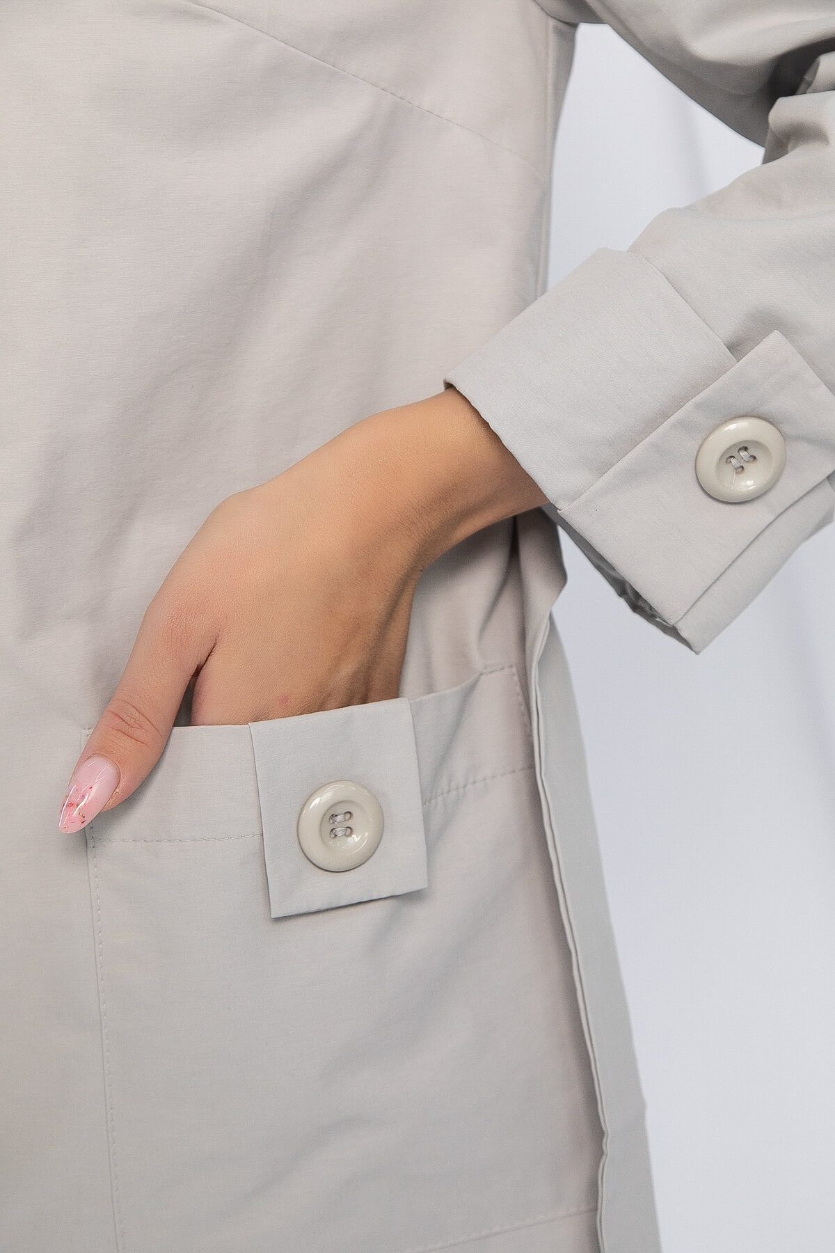 Плащ Гелла (грей) П13016-14М