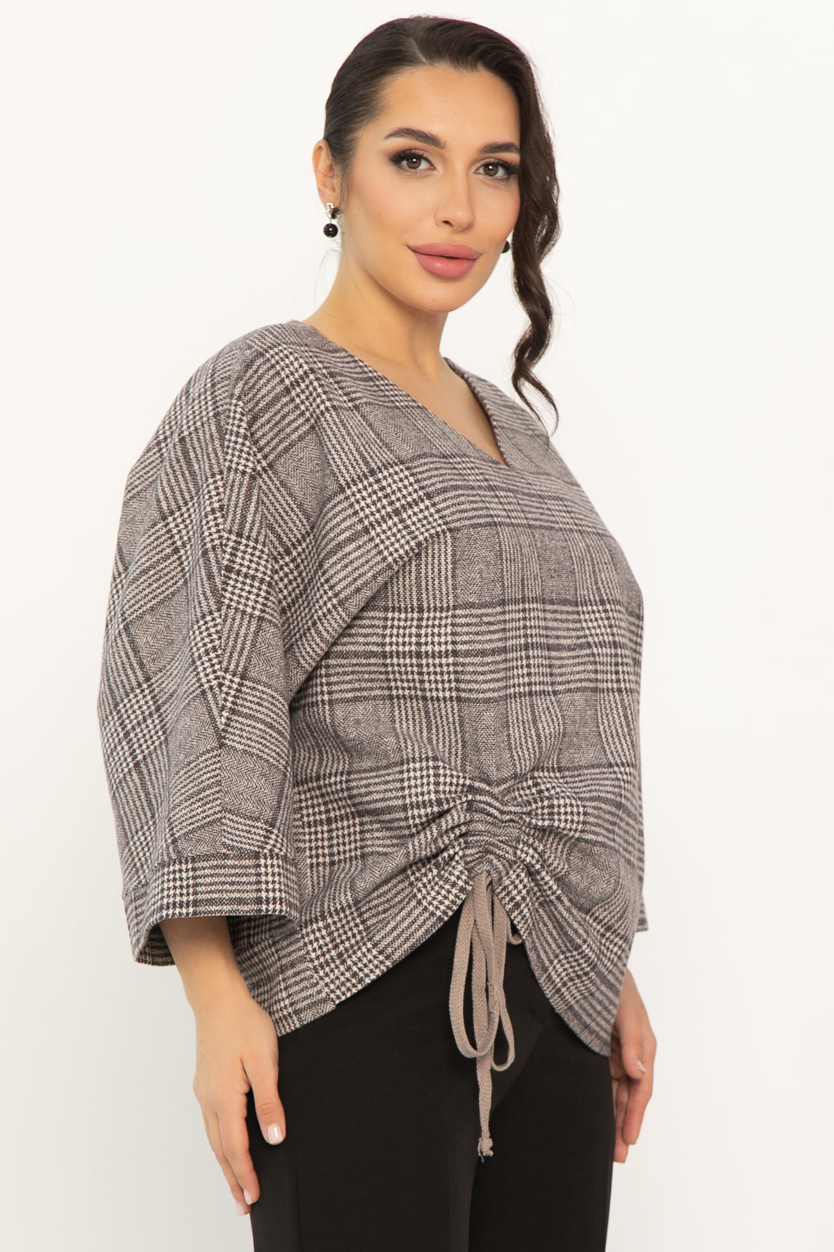 Блуза Ватсон (коричневая) Б14687-12М