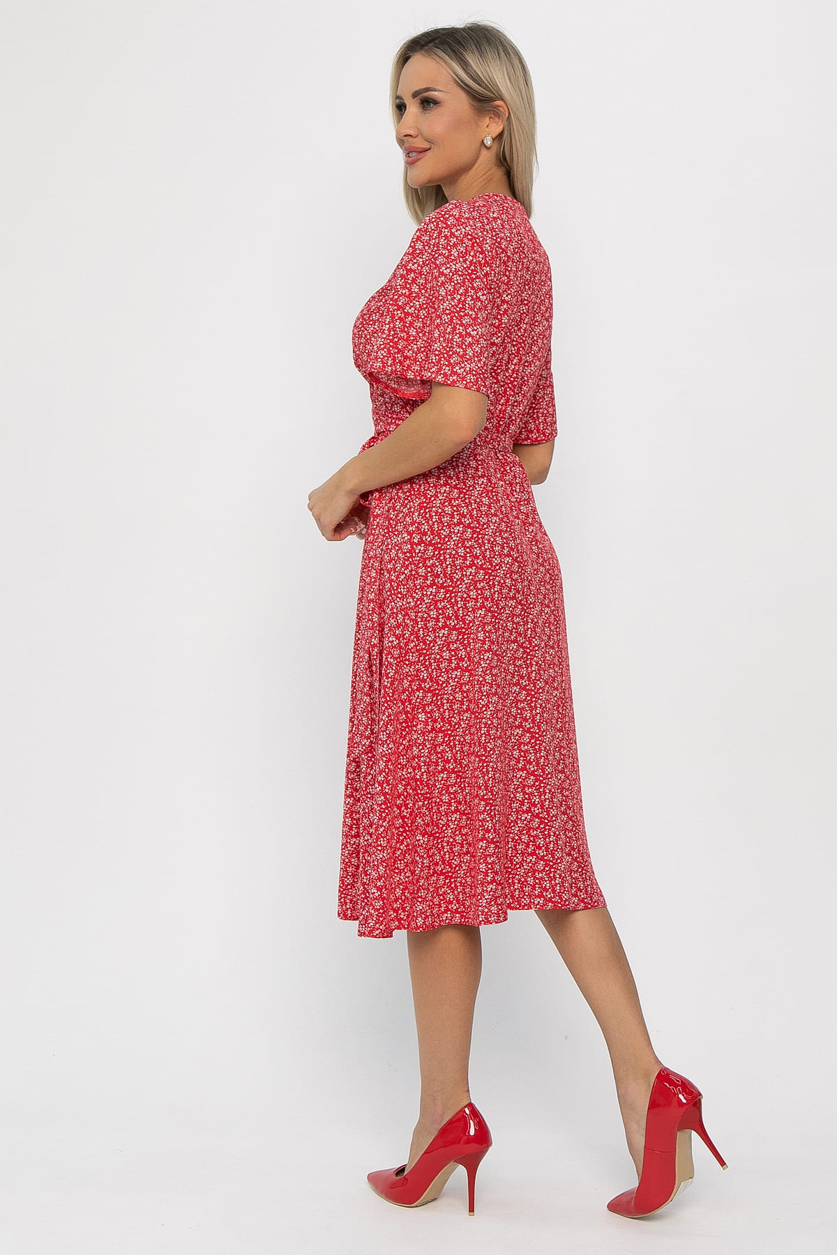 Платье Мода люкс (красное) П13797-35М