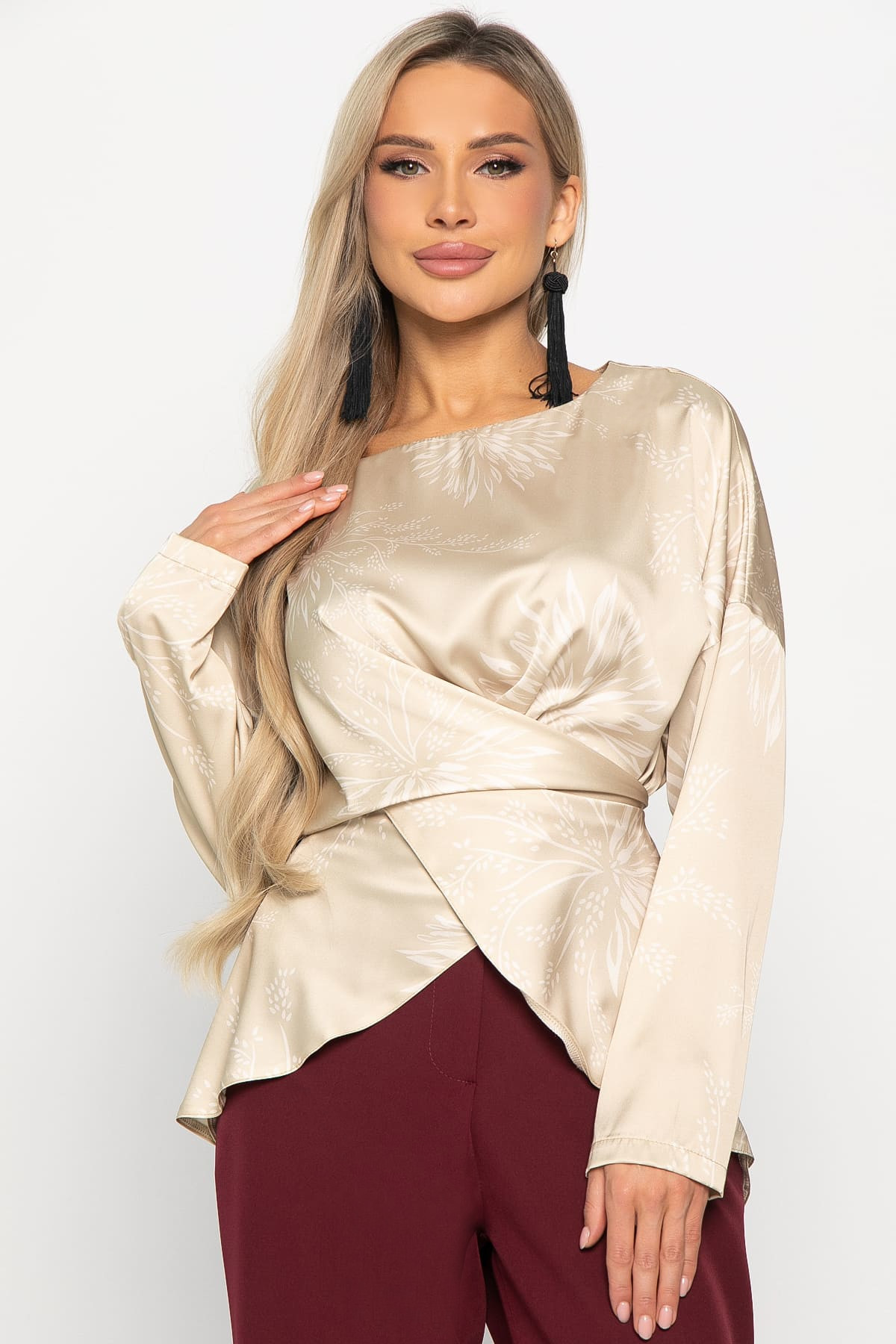 Блуза Леа (бежевая) Б14952-5М