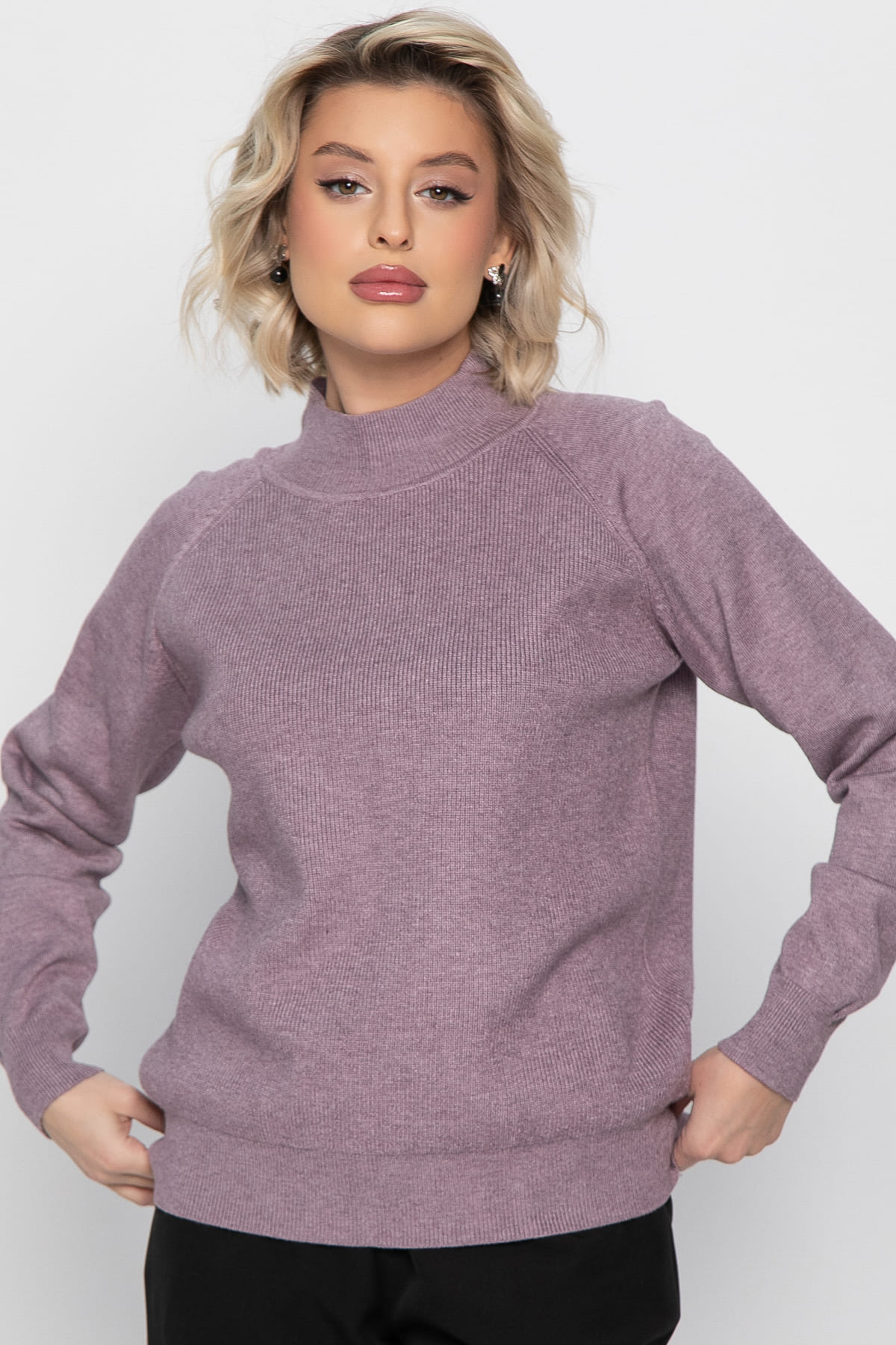 Джемпер Обнимай (лиловый) Б15004-4М