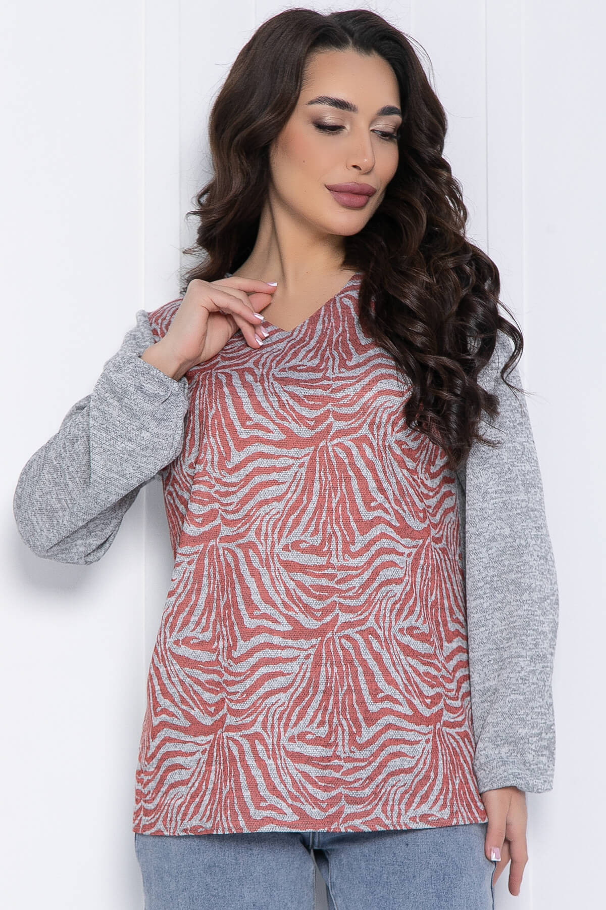 Джемпер Надин (серый) Б12531-25