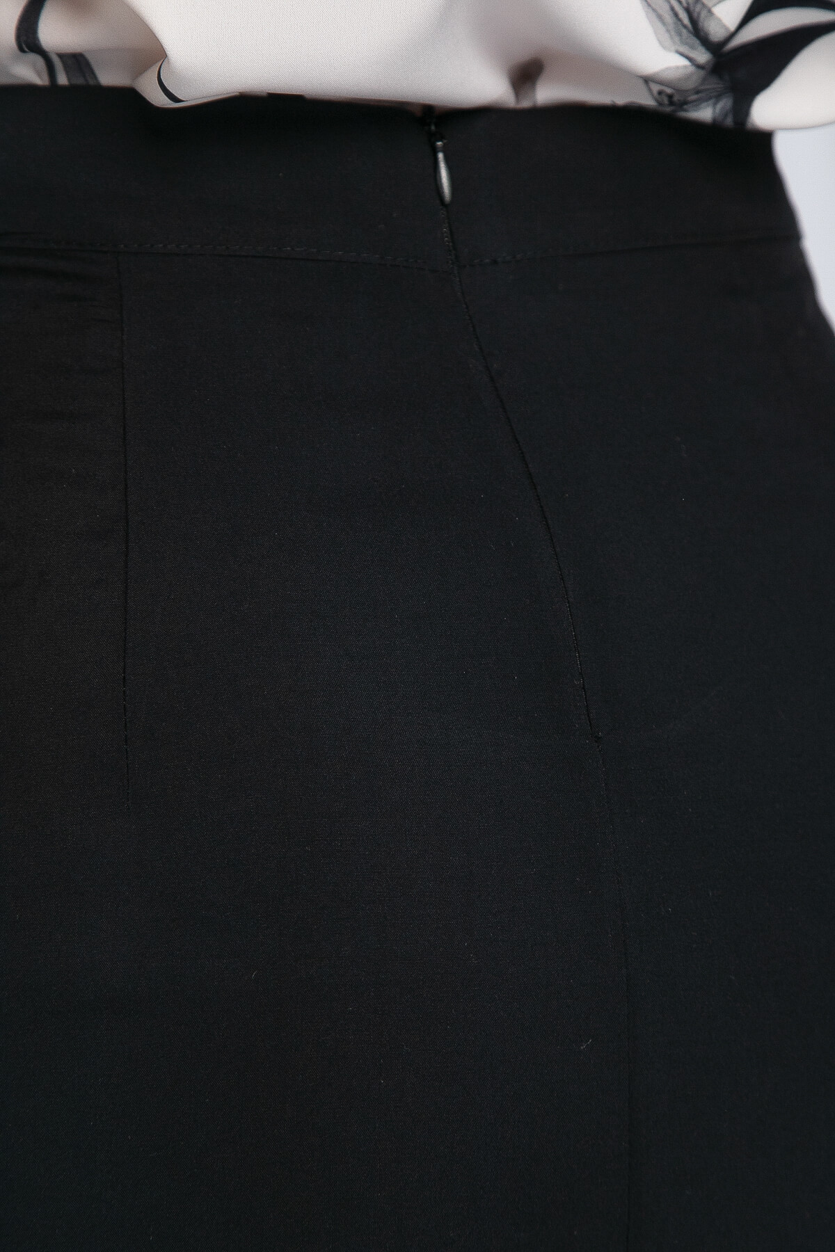 Юбка на запахе Виталина (черная) Ю13086-25М