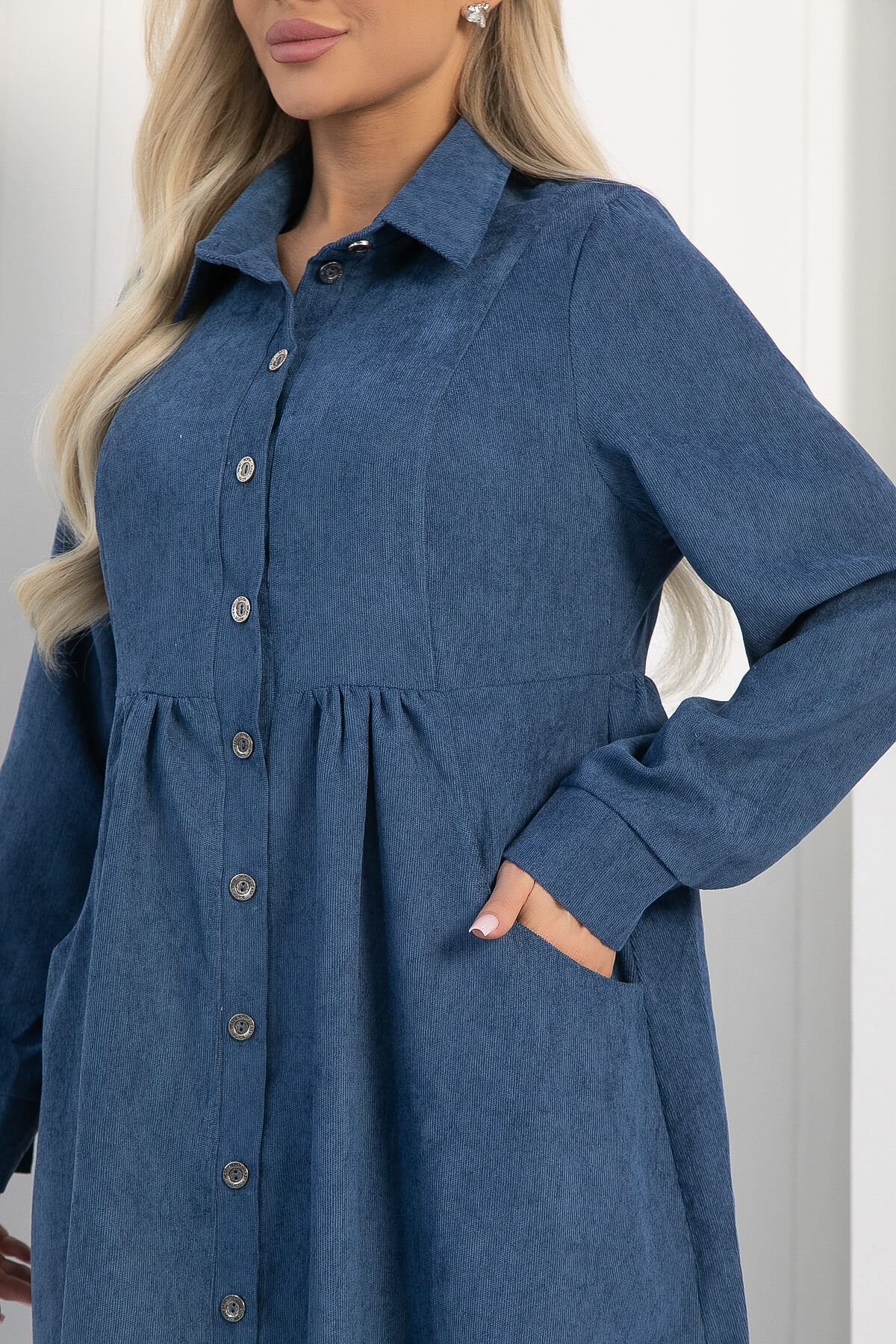 Платье Сабина (синее) П12657-4