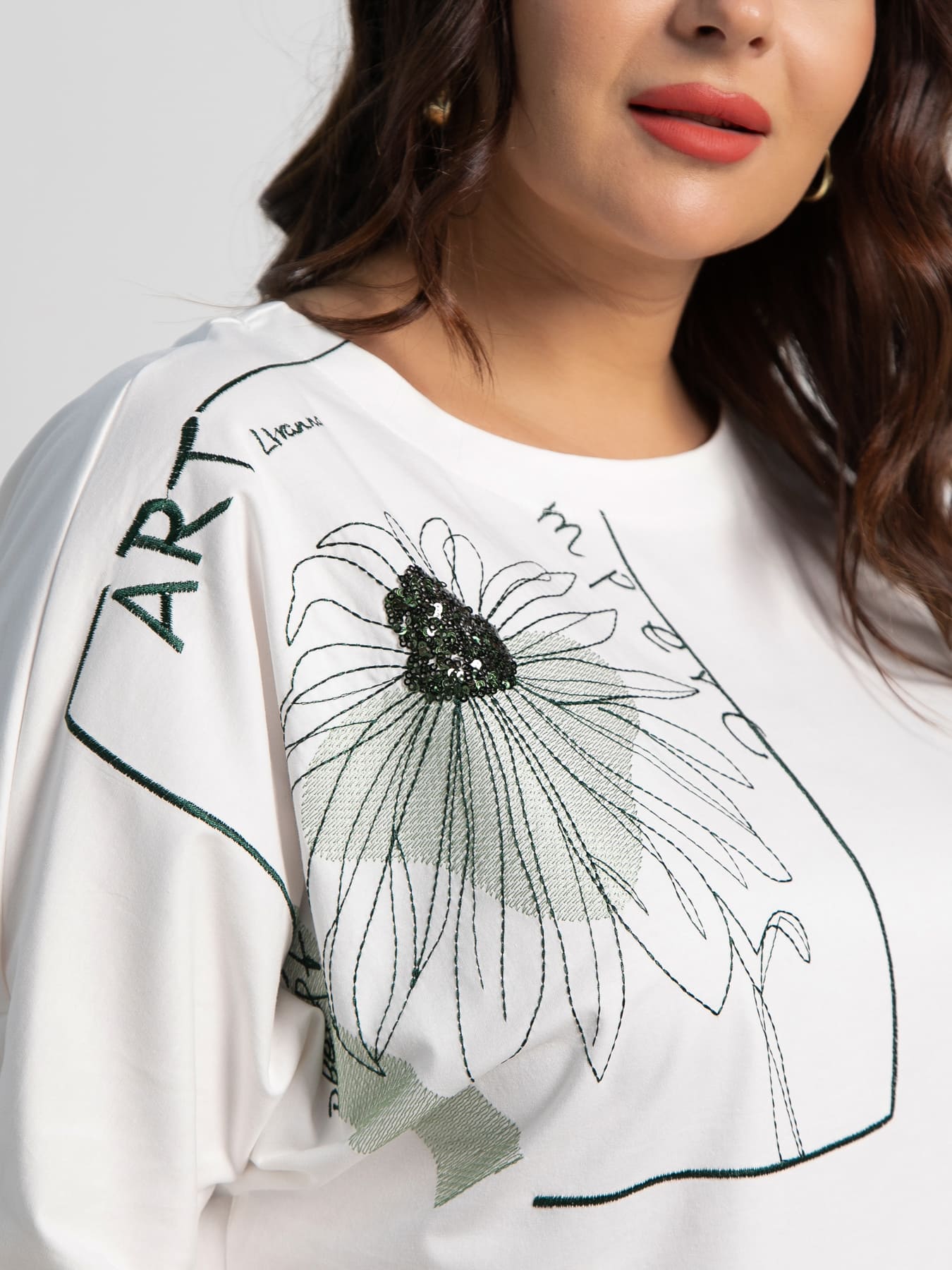 Блуза Злата (белая) Б15525-4М