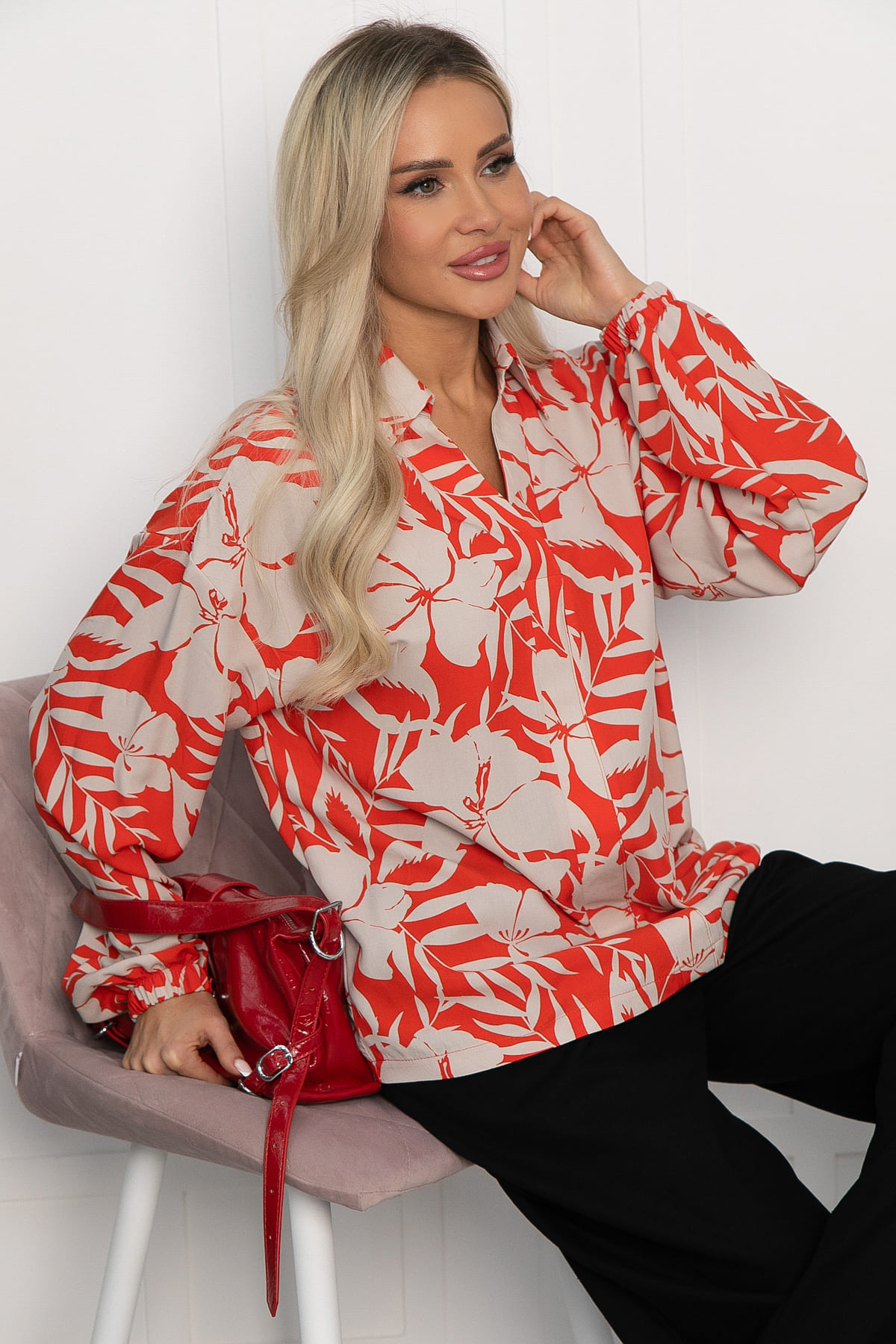 Рубашка Массандра (оранжевая) Б13761-25М