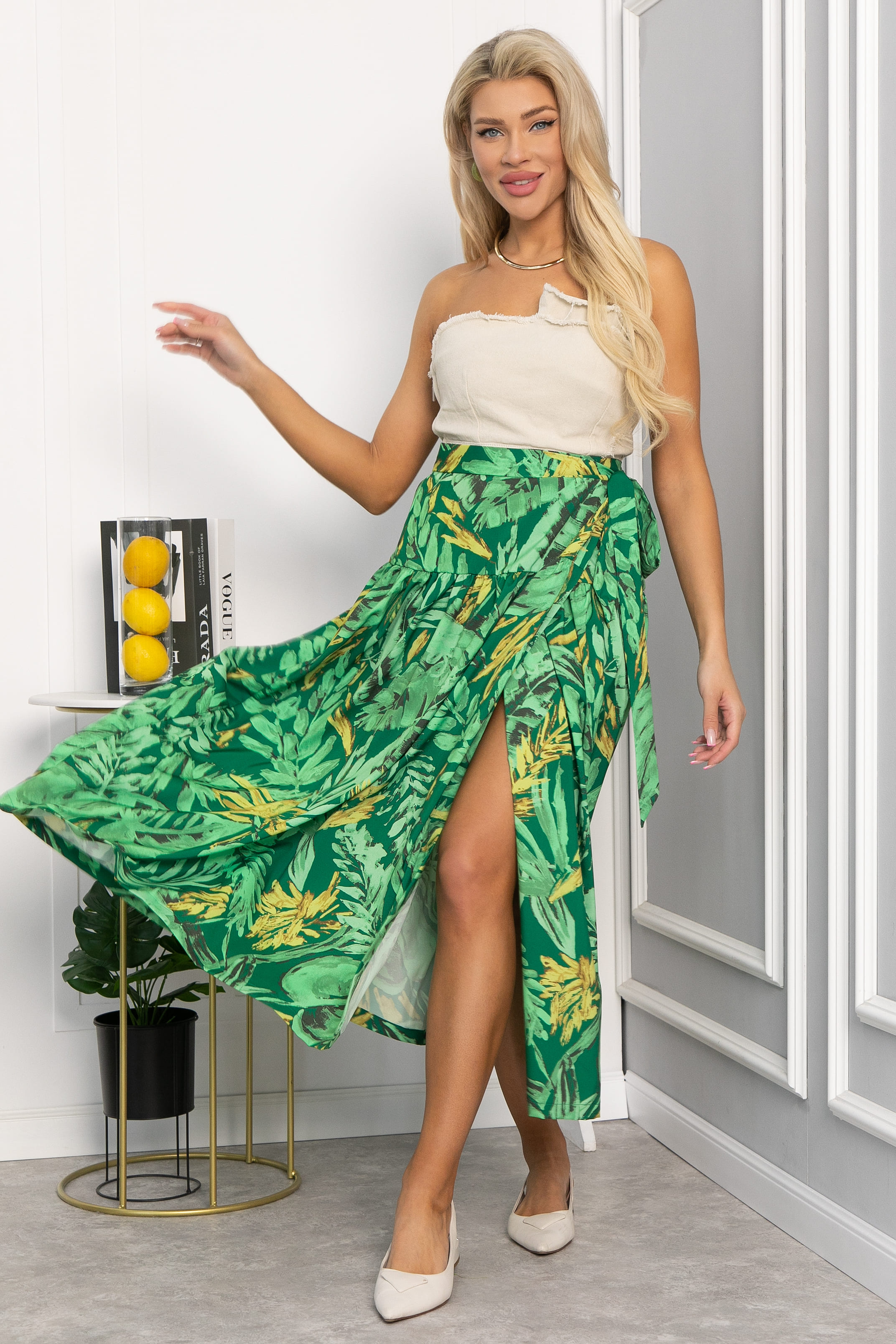 Юбка Марьям (зеленая) Ю13684-23М