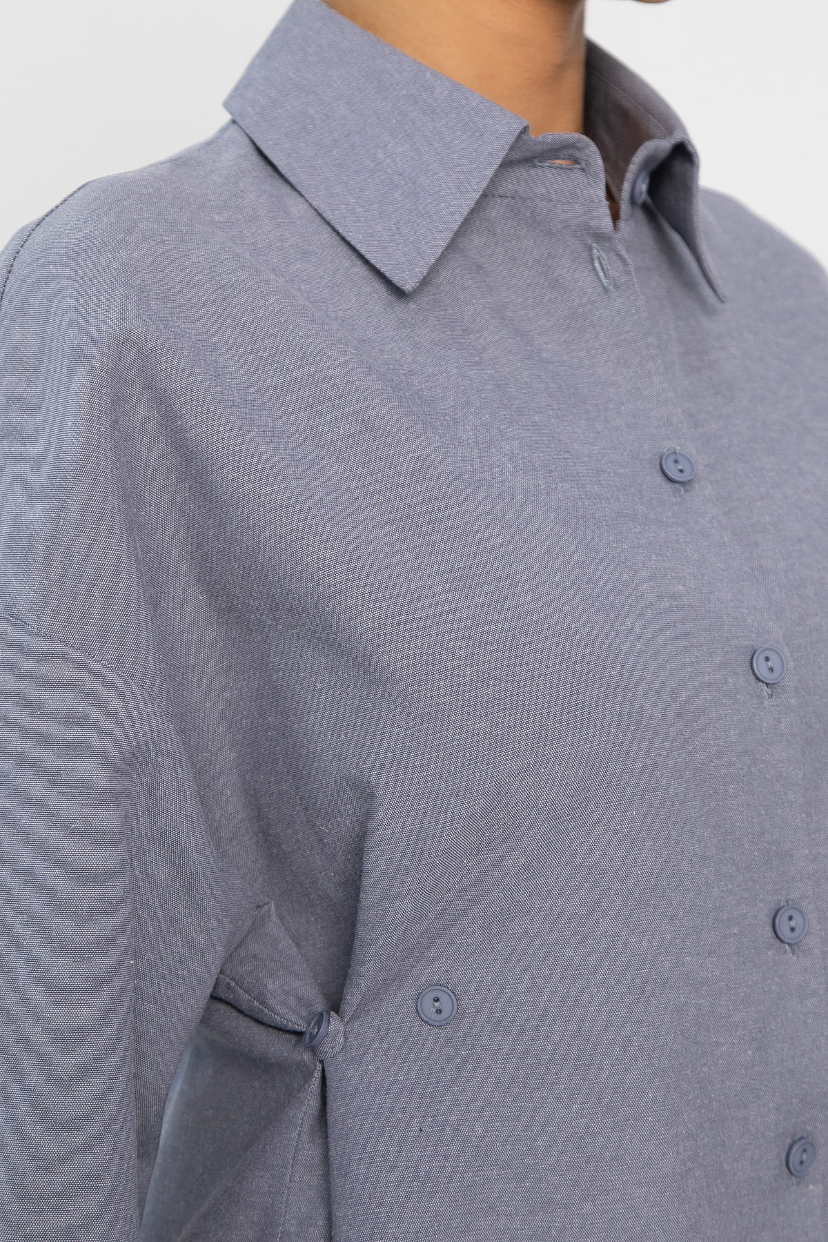 Рубашка Свободное падение (серая) Б14193-5М