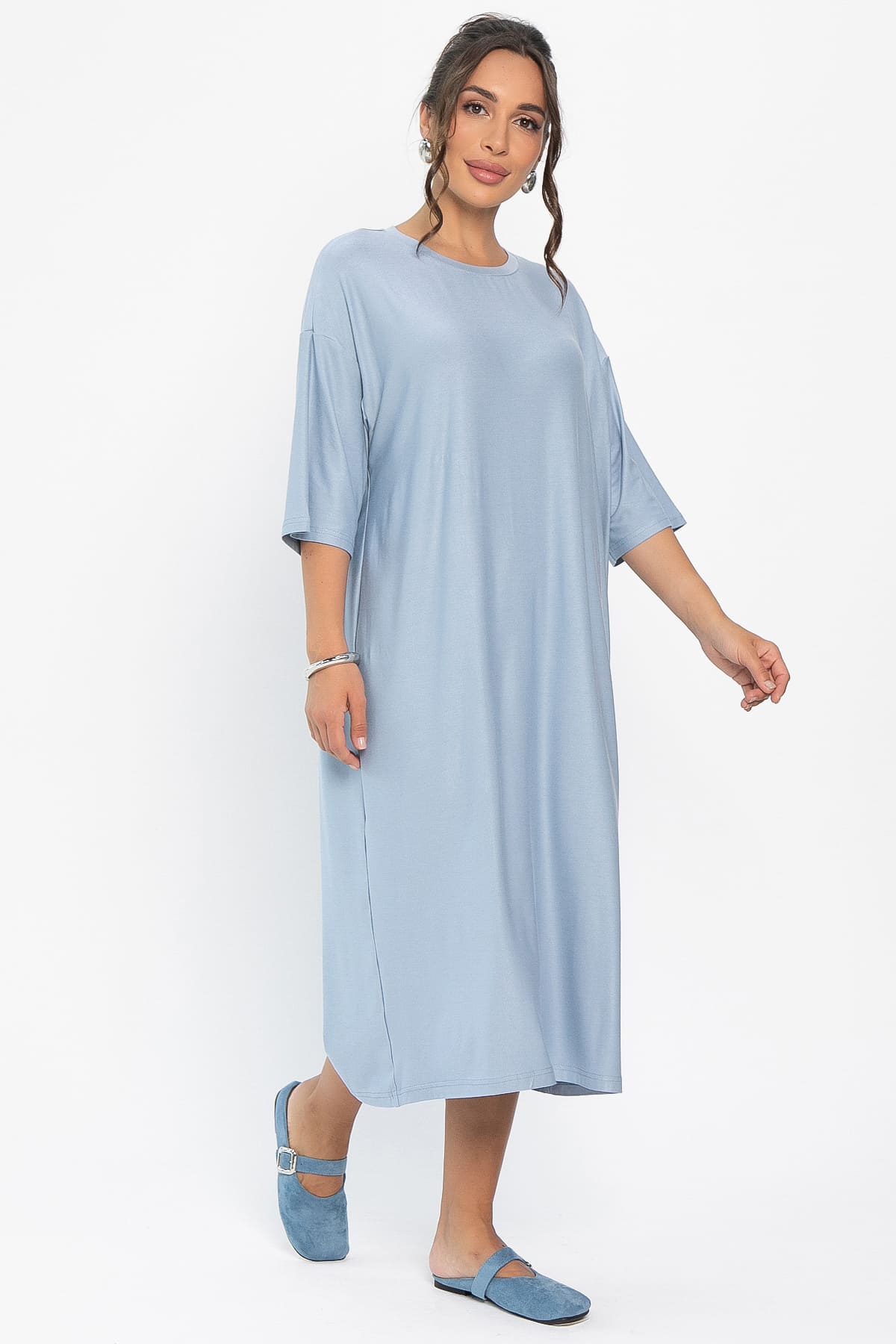 Платье Лекса (голубое) П14026-25М